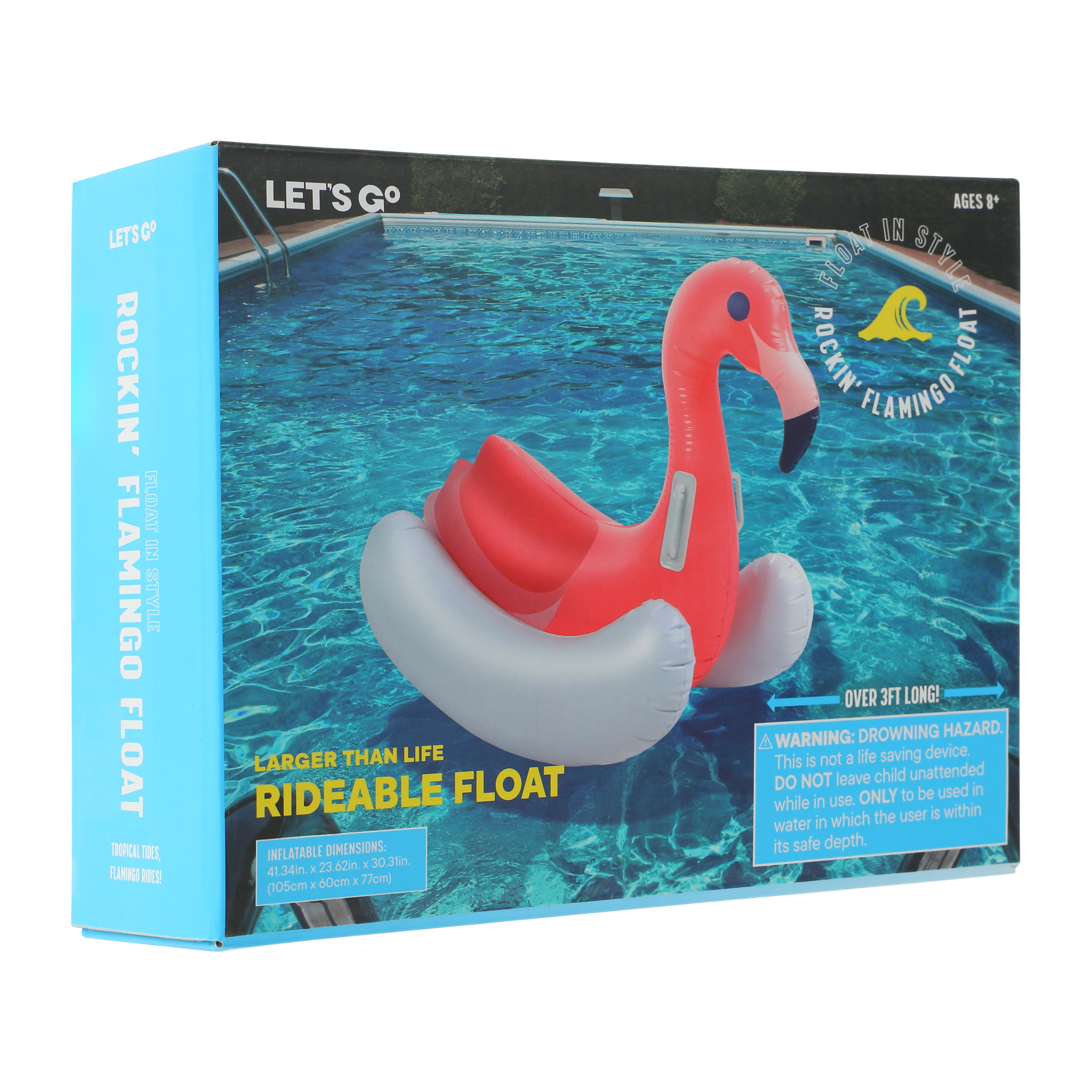 Rideable Rockin' Flamingo Float