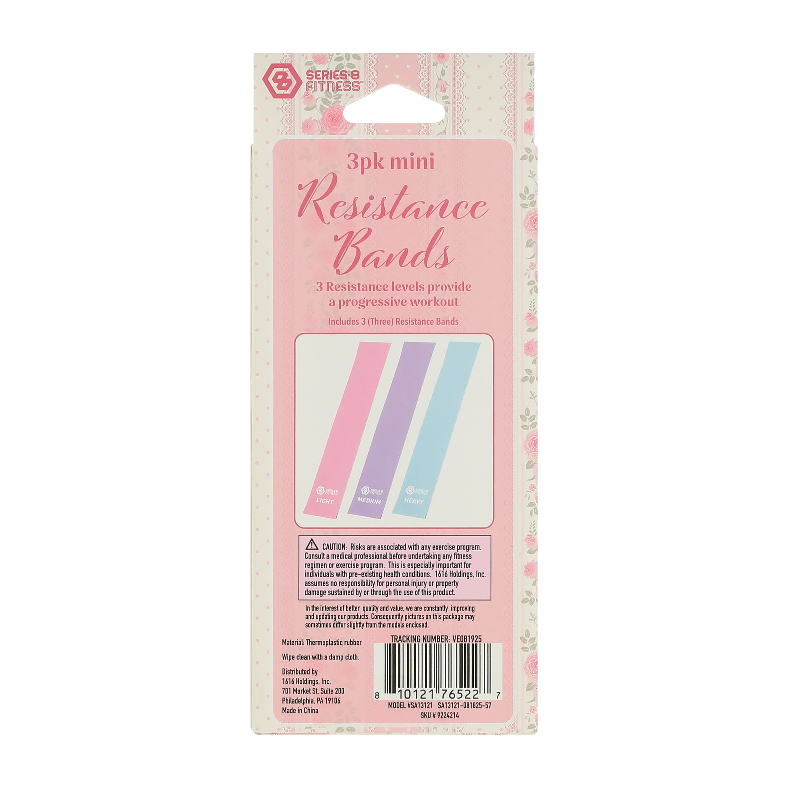 Series-8 Fitness™ Mini Resistance Bands 3-Pack