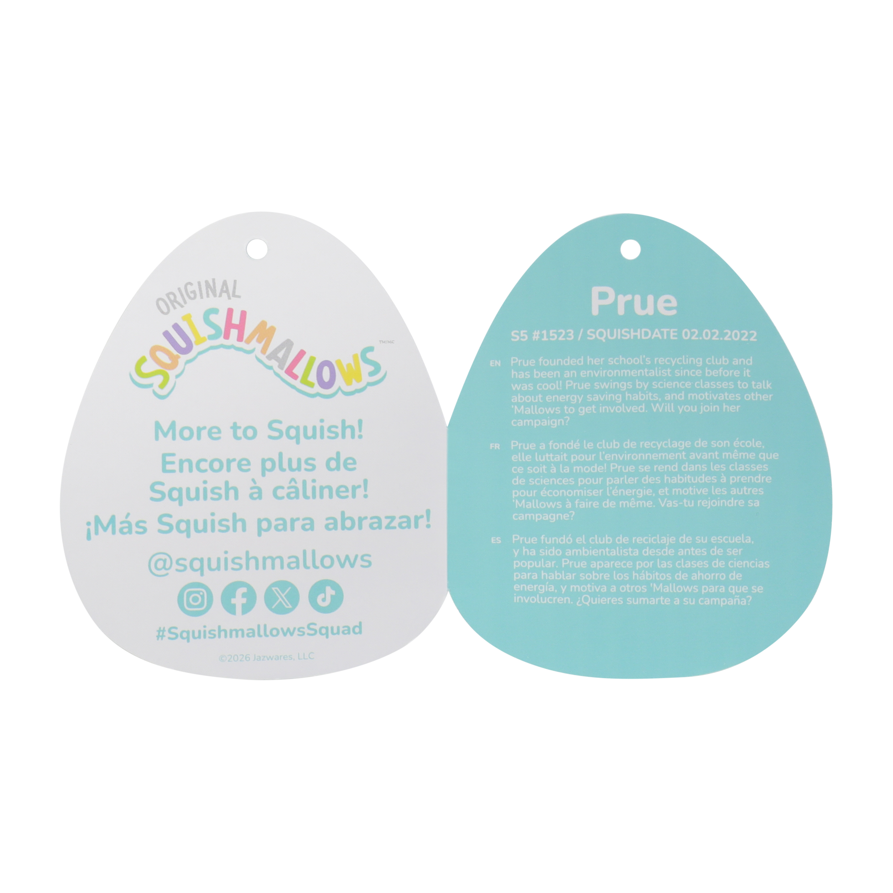 Squishmallows™ Mystery Squad (Styles May Vary)