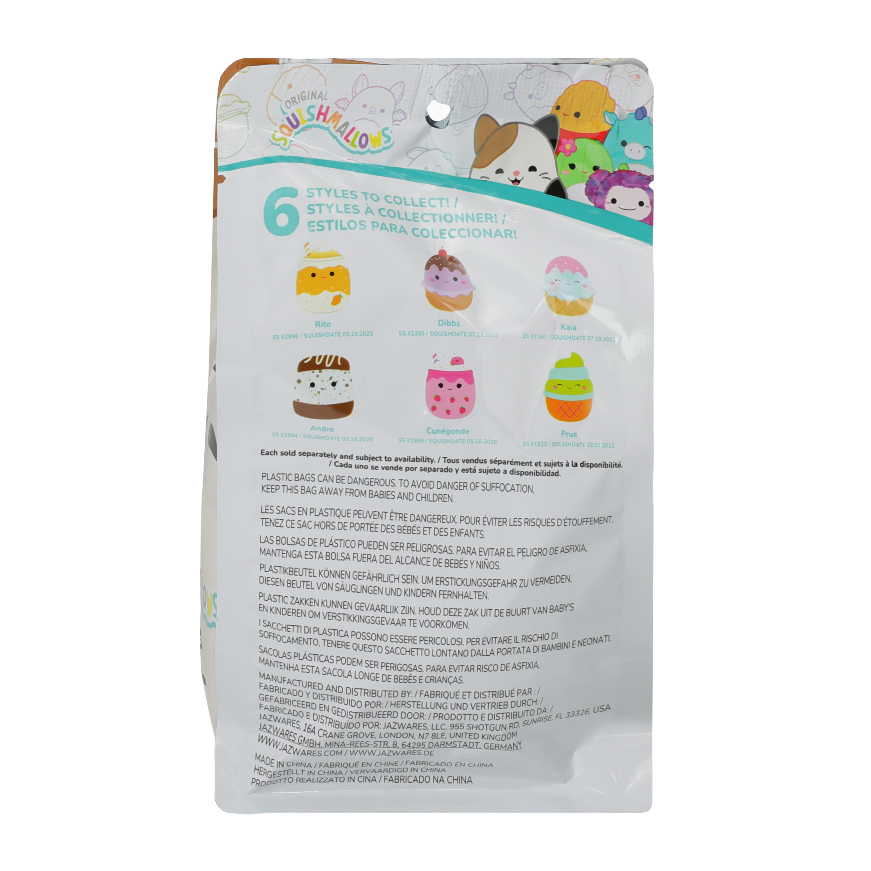 Squishmallows™ Mystery Squad (Styles May Vary)