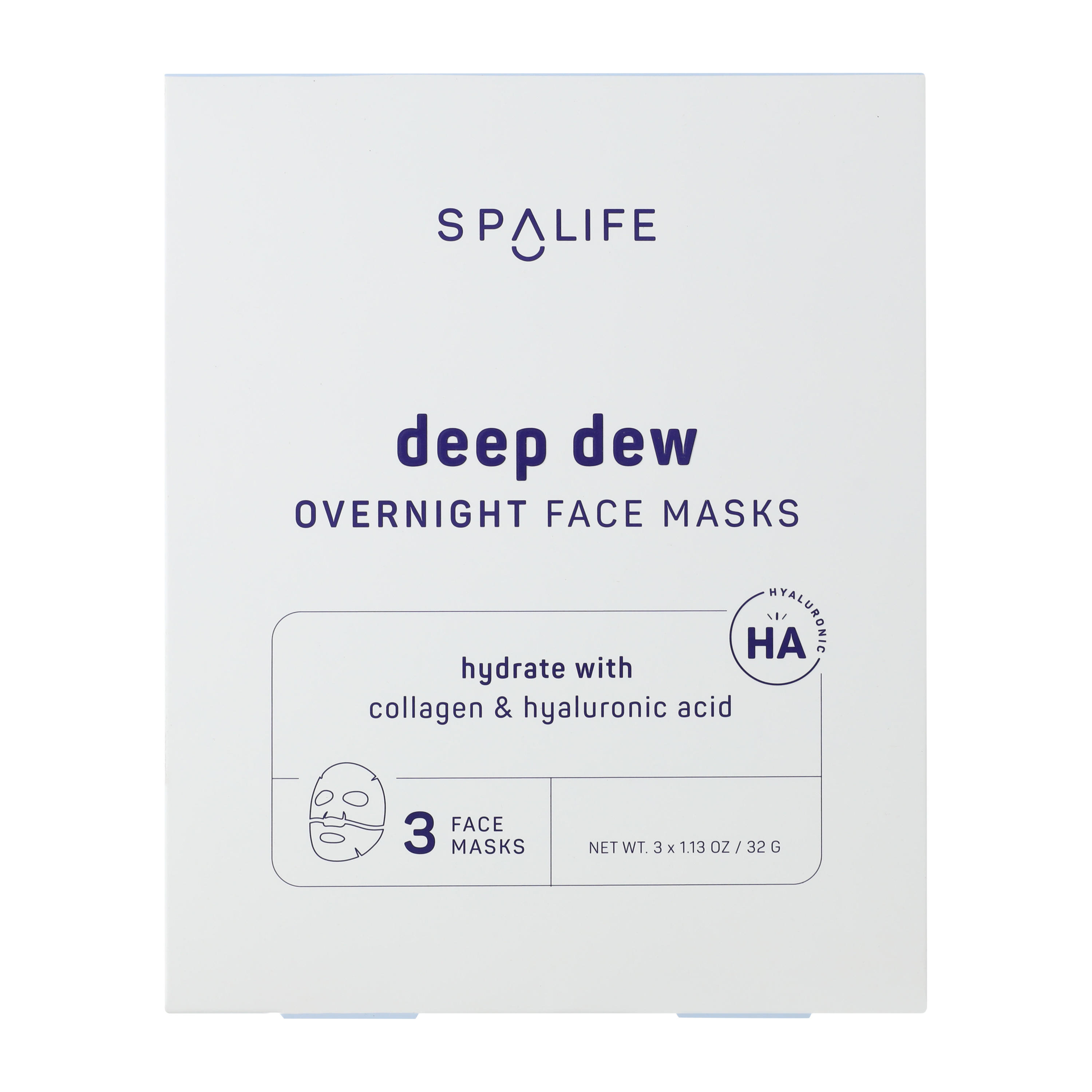 Spalife Deep Dew Overnight Face Masks 3-Pack