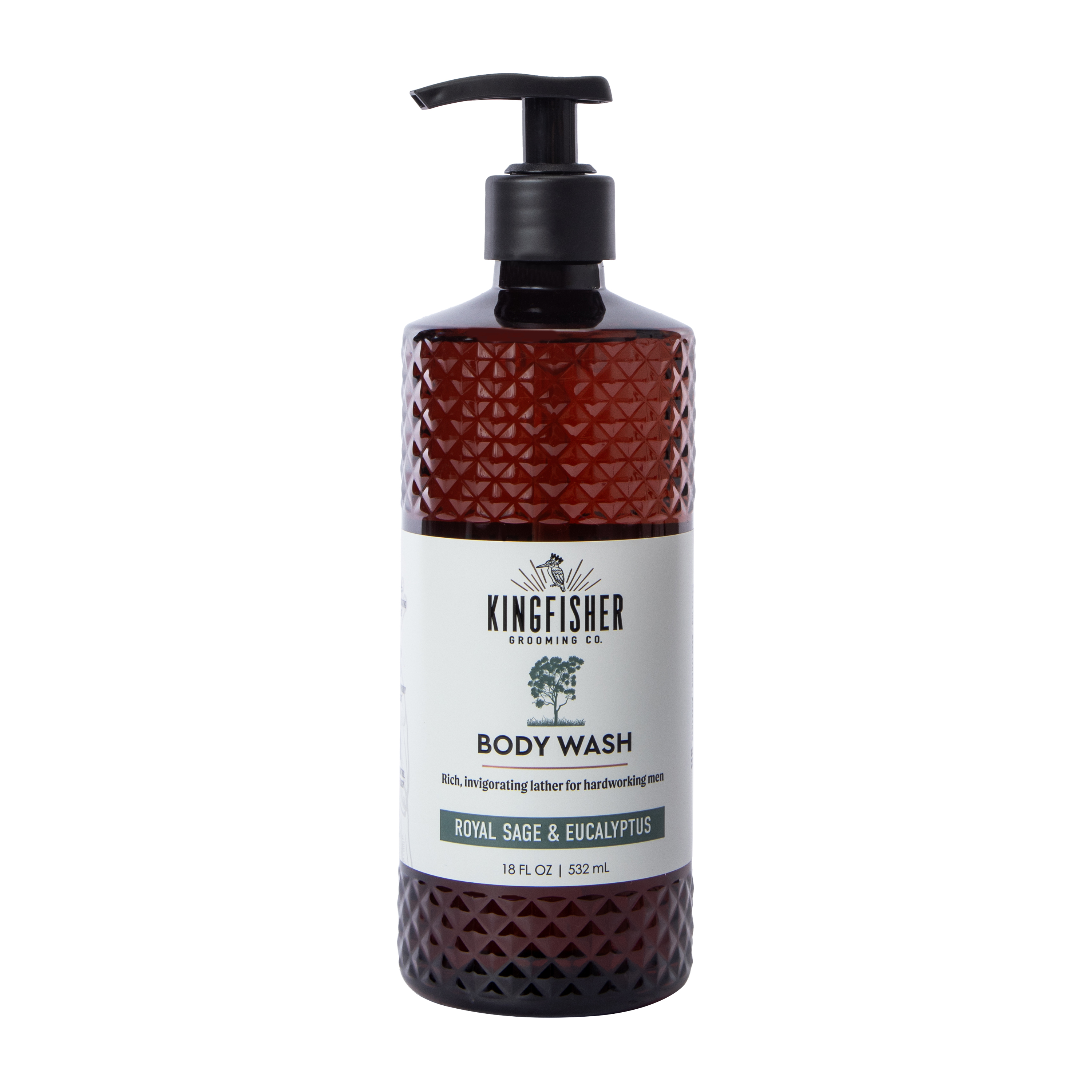 Kingfisher Grooming Co. Royal Sage & Eucalyptus Body Wash 18oz