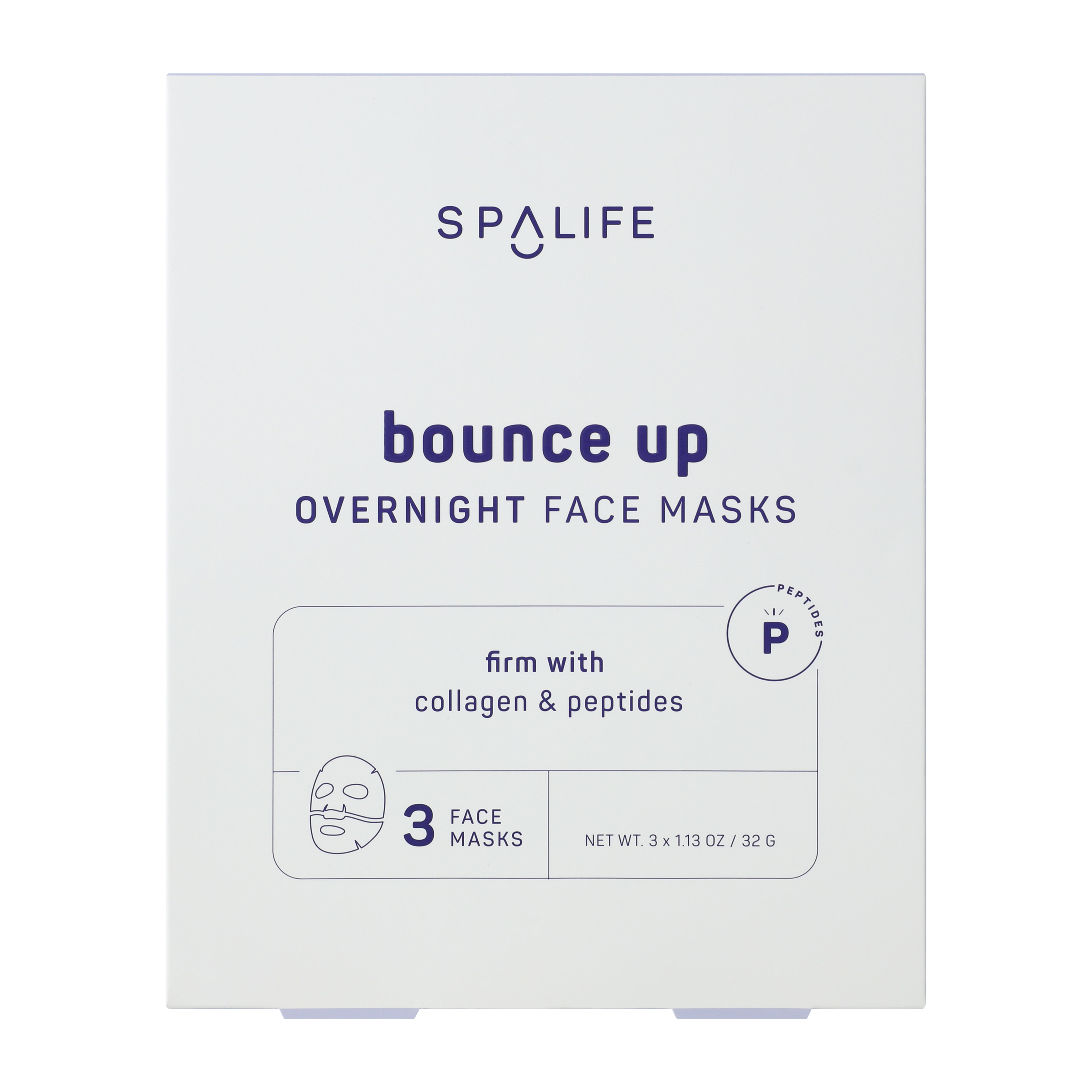 Spalife Bounce Up Overnight Face Masks 3-Pack