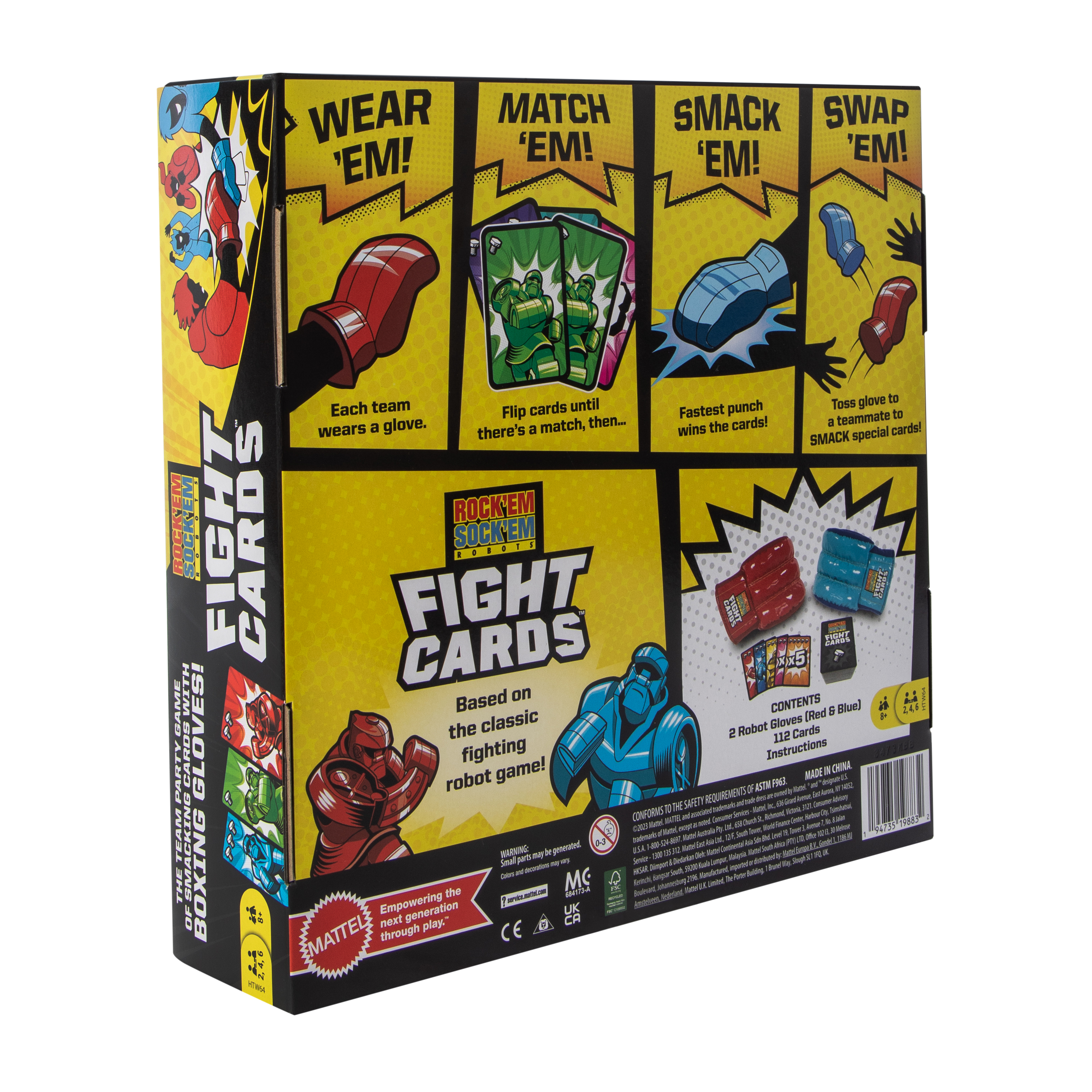 Rock'em Sock'em Fight Cards™ Toy Set