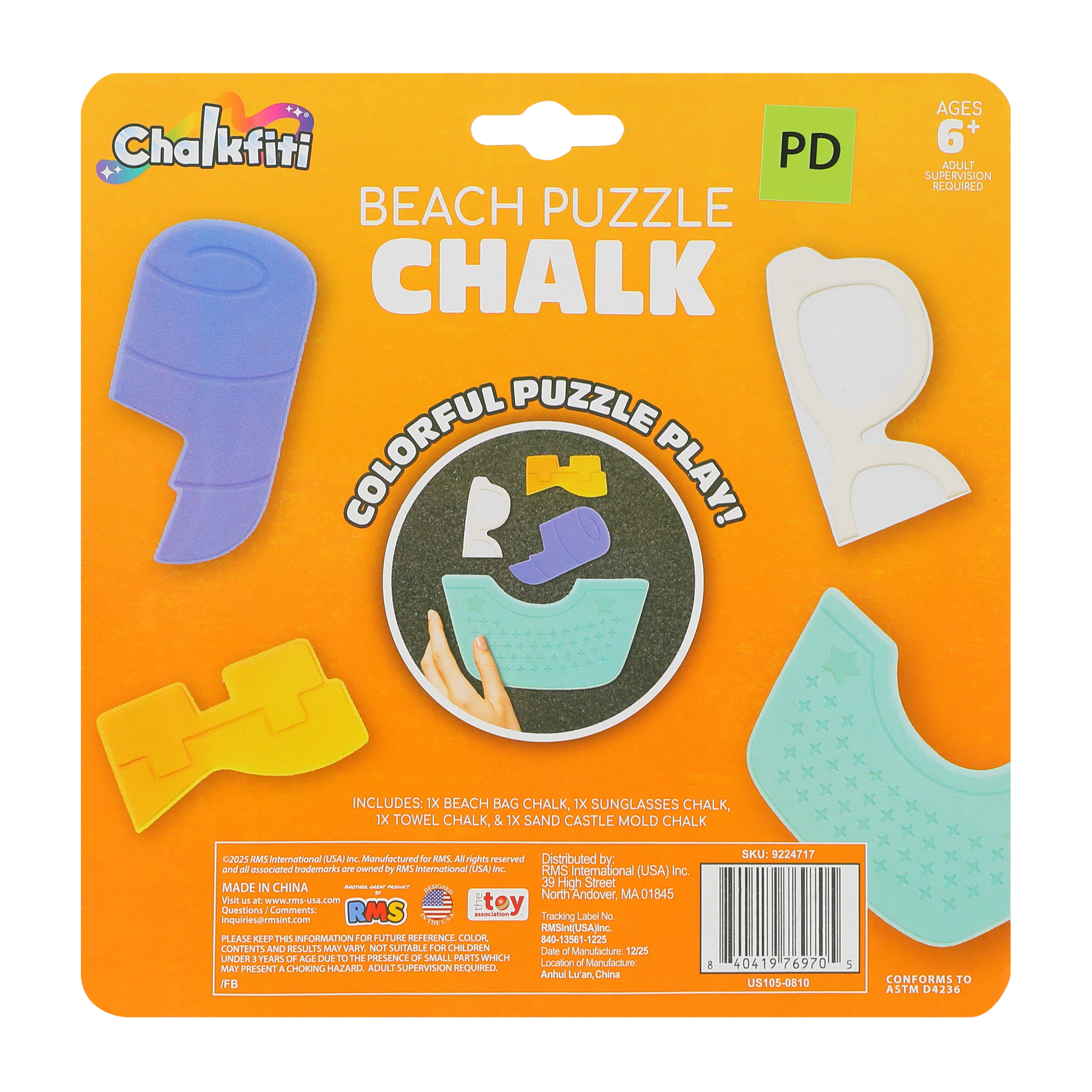 Chalkfiti! Puzzle Chalk Set