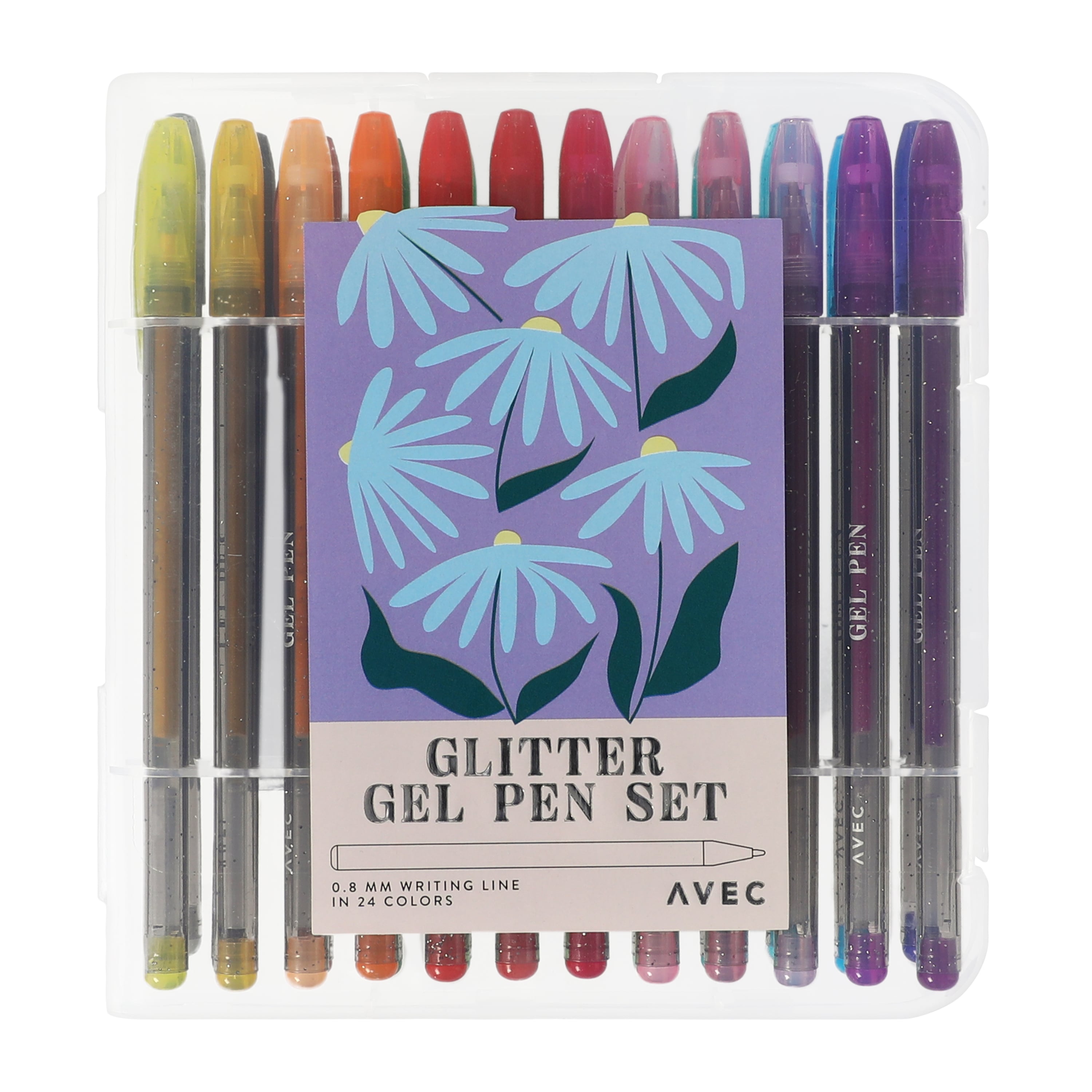 Glitter Gel Pen Set 24-Pack
