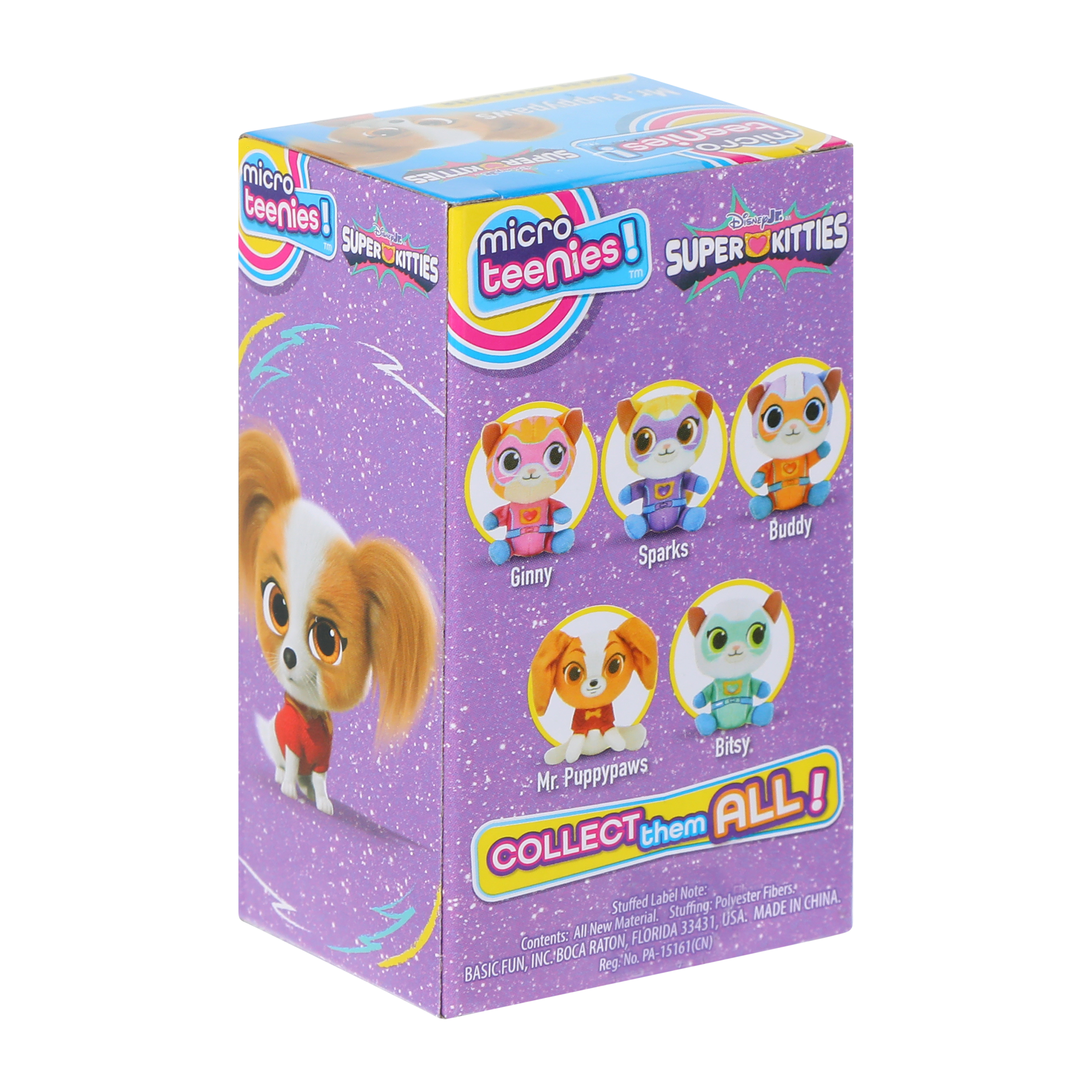 Micro Teenies Super Kitties Disney Jr. Peluche Suavecito y Chevere 5