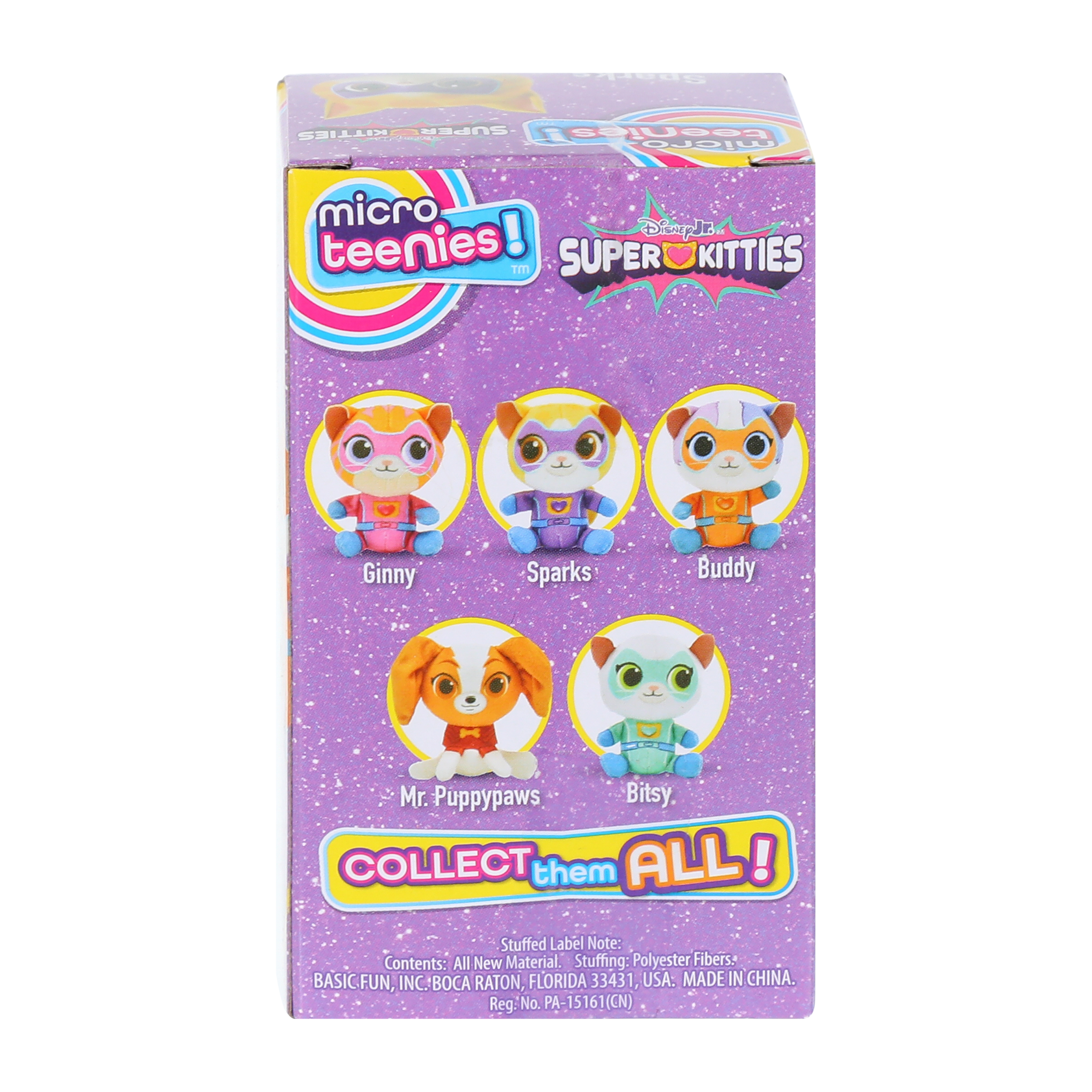 Micro Teenies Super Kitties Disney Jr. Peluche Suavecito y Chevere 6