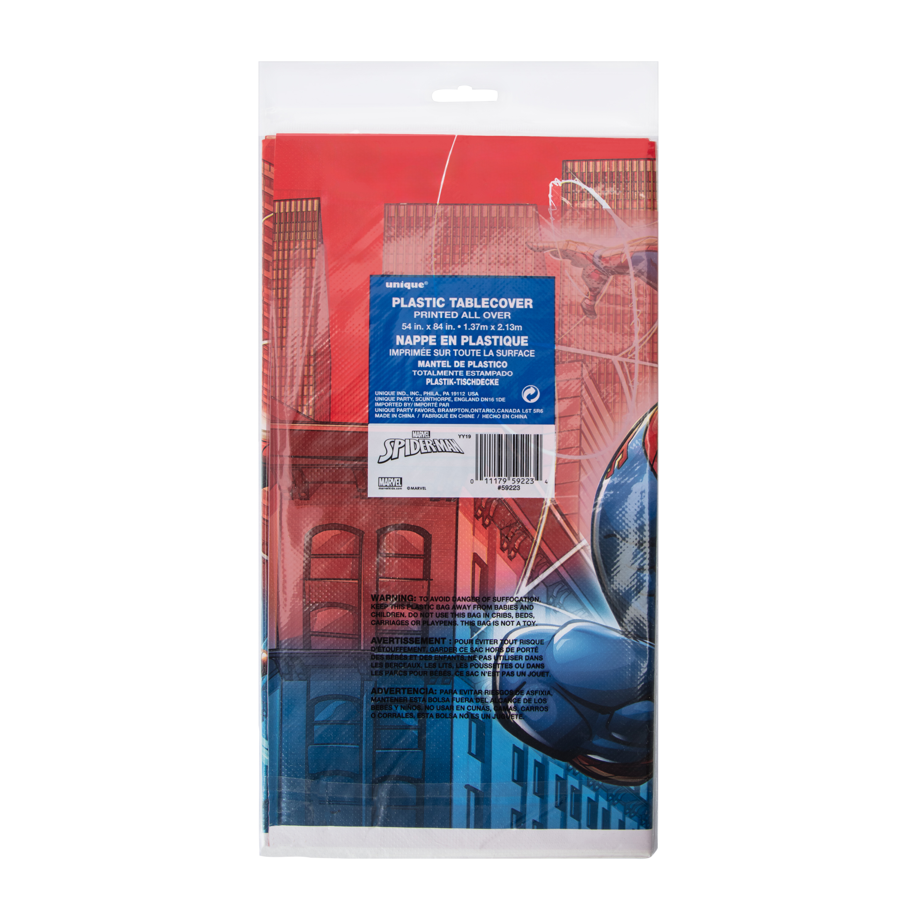 Disney Marvel Spider-Man Tablecover 54in x 84in