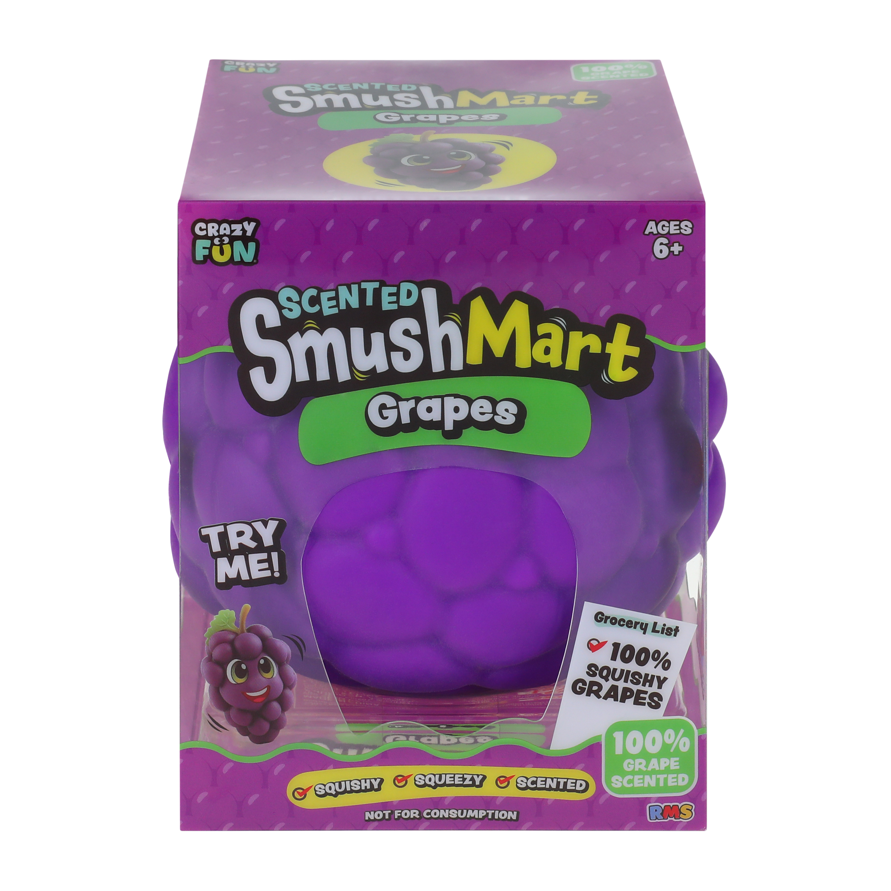 Smush Mart Scented Grapes Squishy Toy