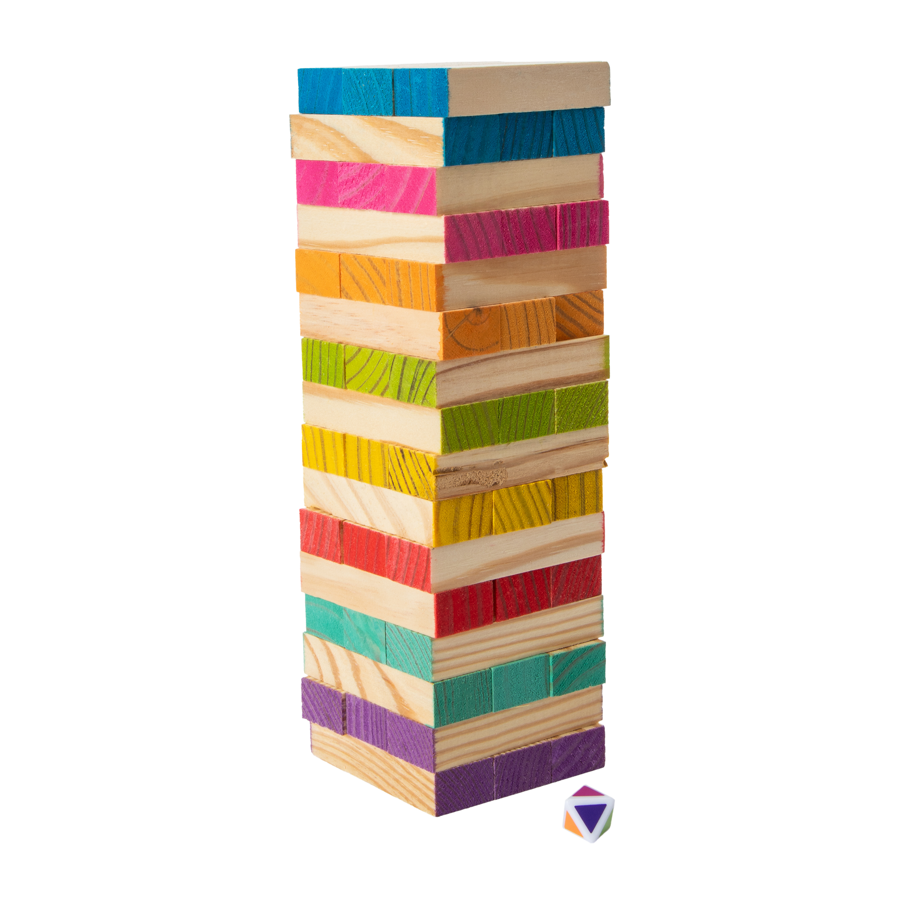 Torre de Bloques de Madera Clasico - Juego de Habilidad para la Familia 4