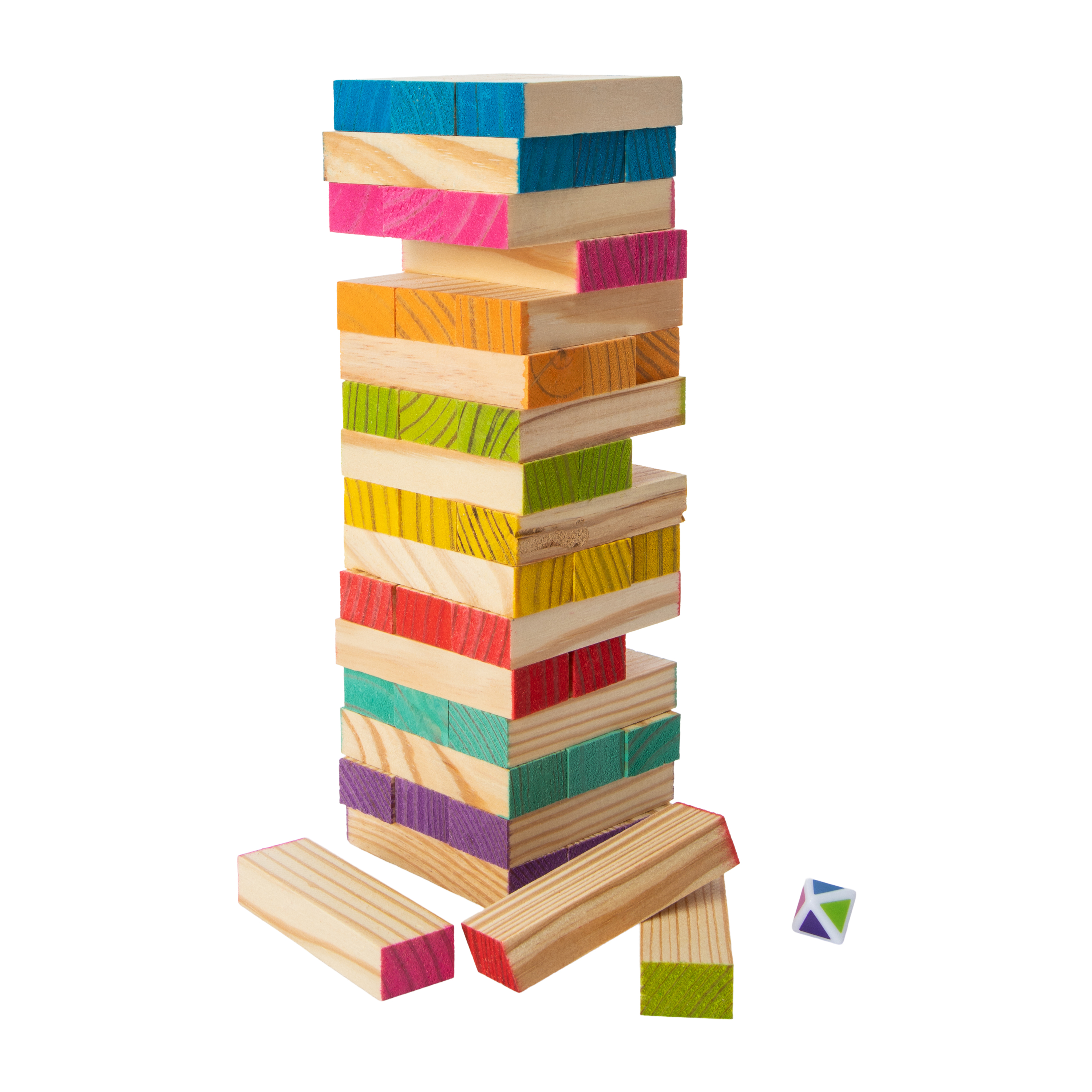 Torre de Bloques de Madera Clasico - Juego de Habilidad para la Familia 5