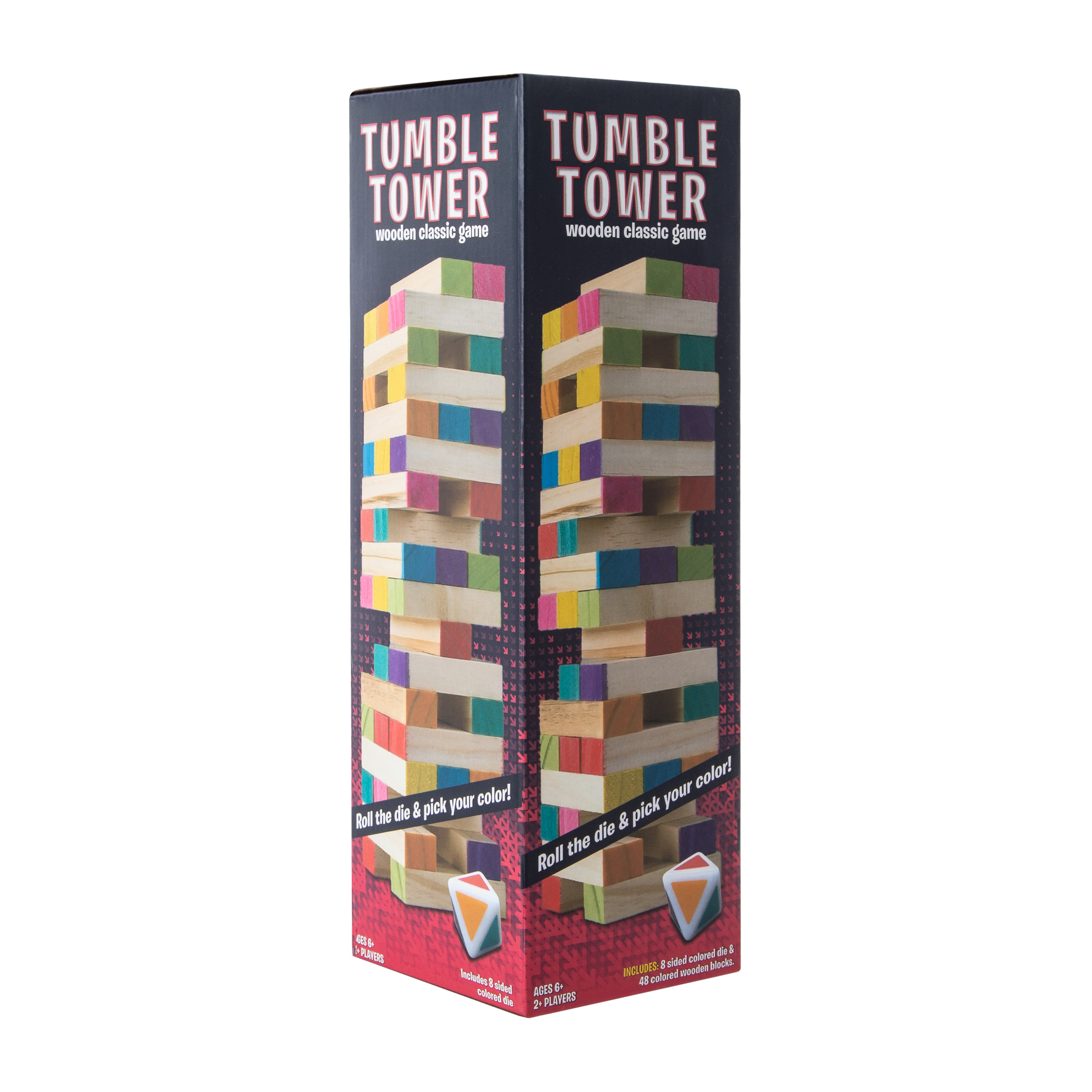 Torre de Bloques de Madera Clasico - Juego de Habilidad para la Familia 6