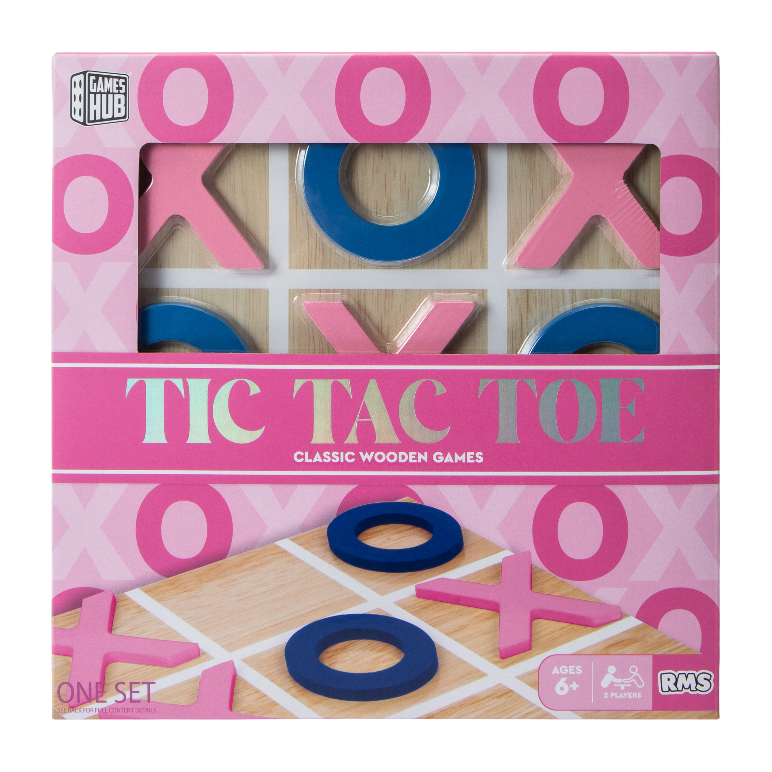 Tic Tac Toe Classic Wooden Games Set | Five Below