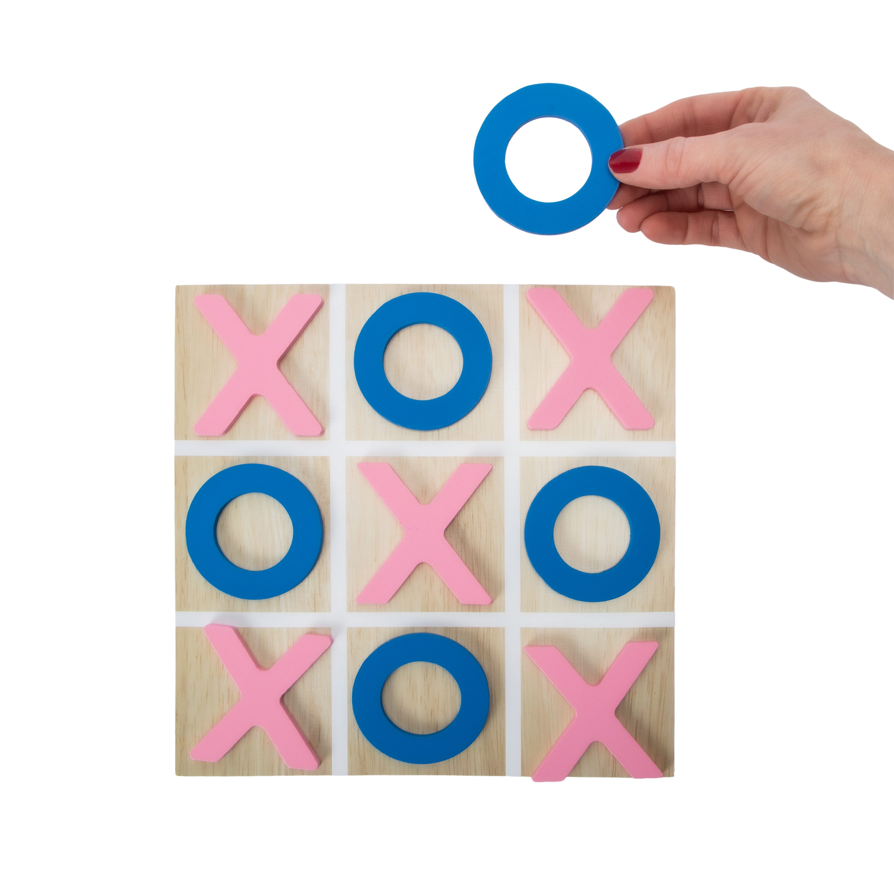 Juego Tic Tac Toe de Madera Clasico Pa Pasar Un Buen Rato 3
