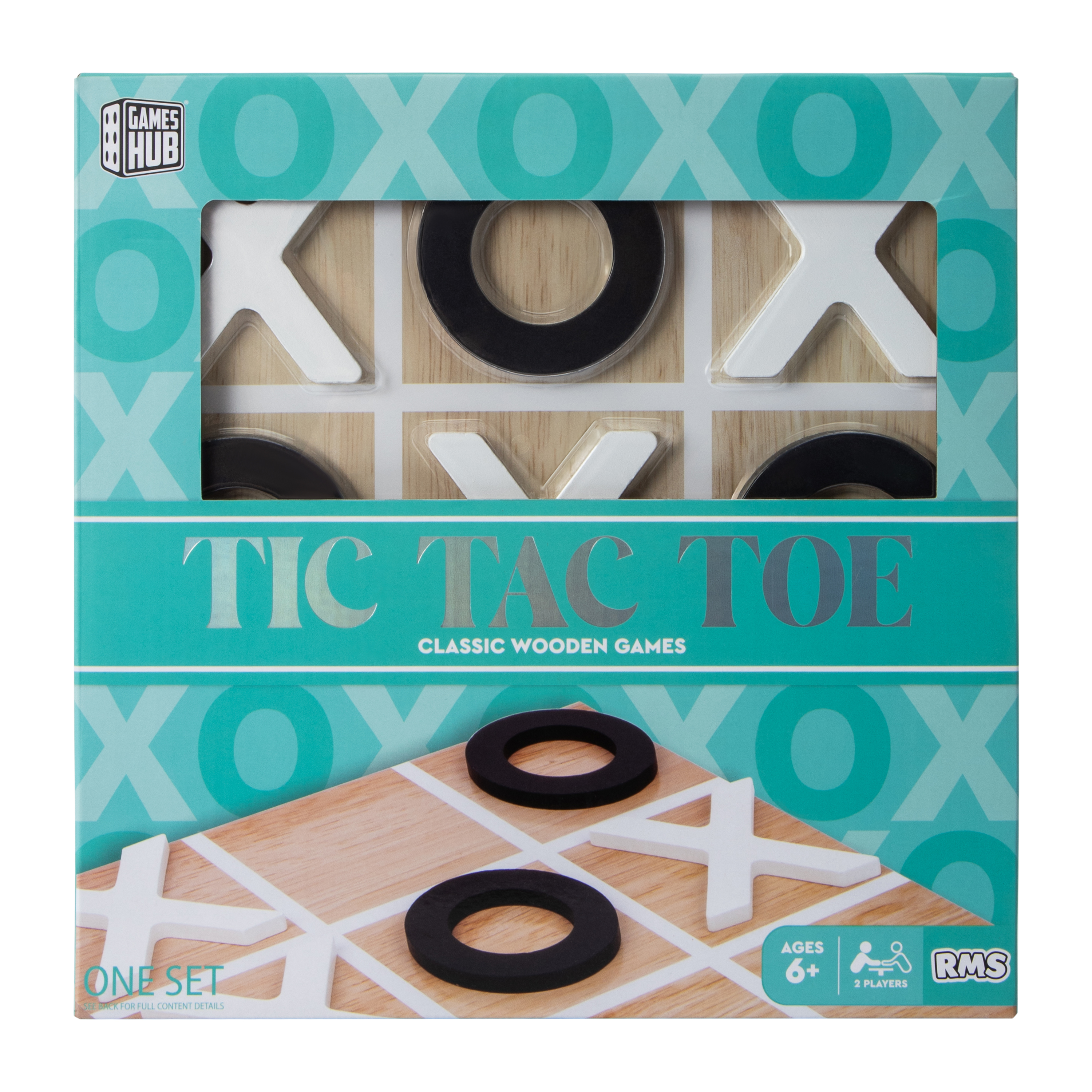 Tic Tac Toe Classic Wooden Games Set