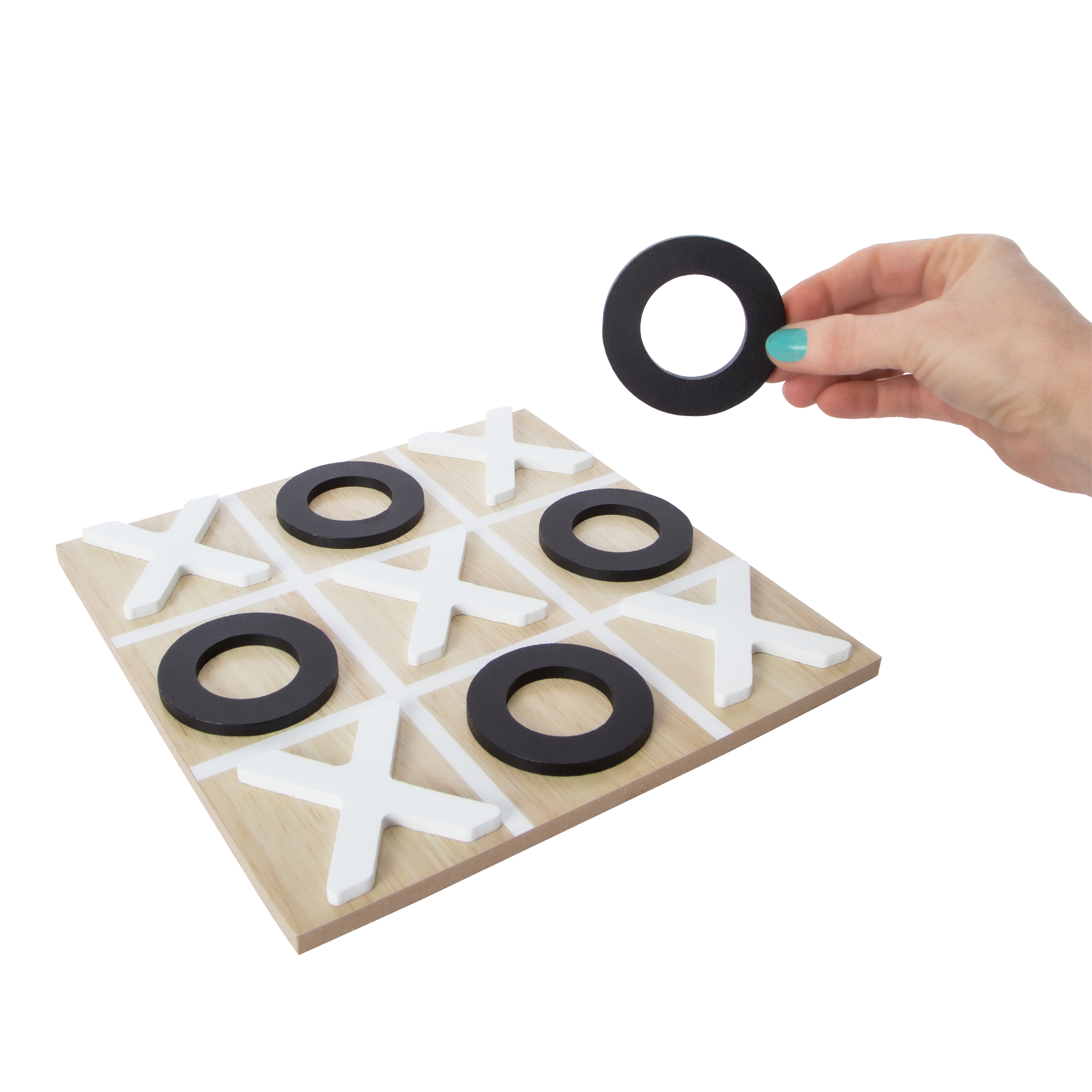 Tic Tac Toe Classic Wooden Games Set
