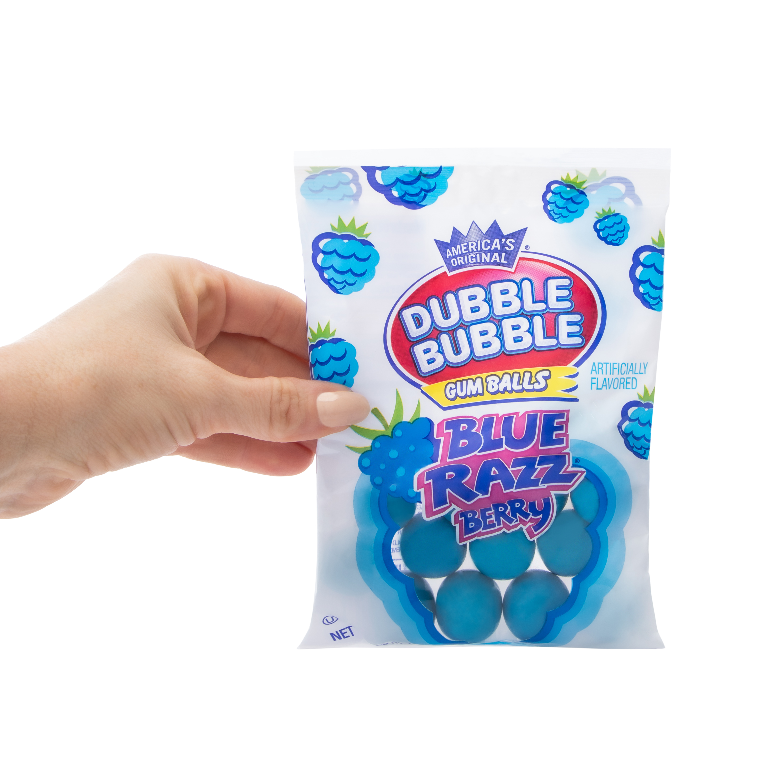 Dubble Bubble® Blue Razzberry Gumballs 3.3oz