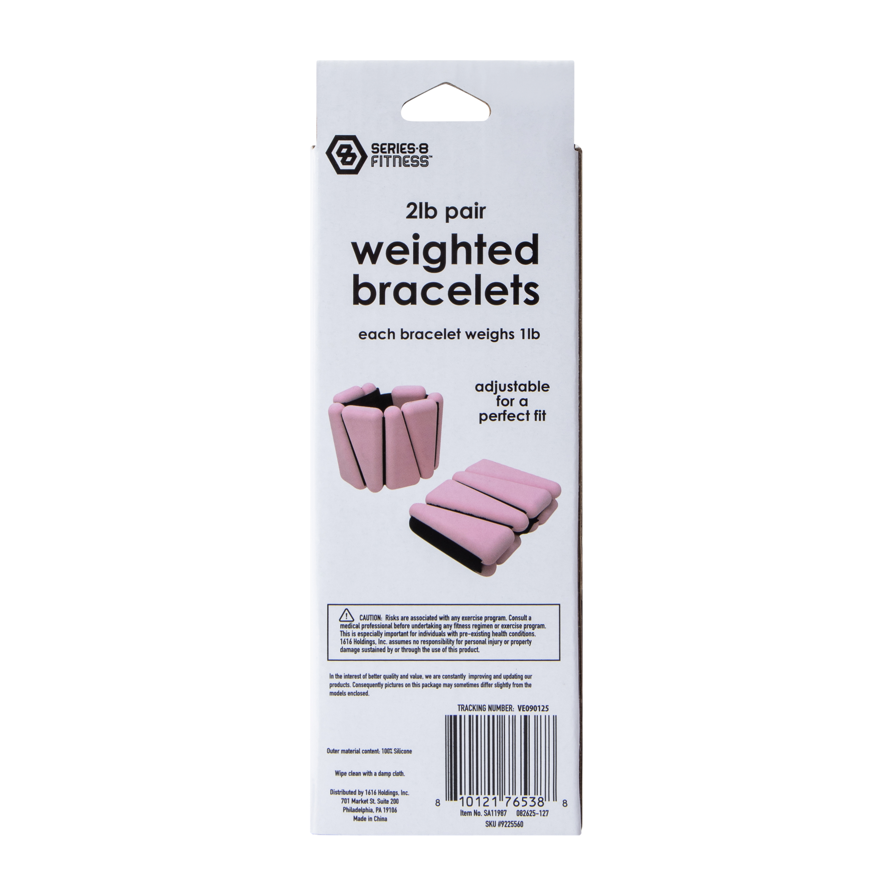 Series-8 Fitness™ Weighted Bracelets Pair 2lbs.