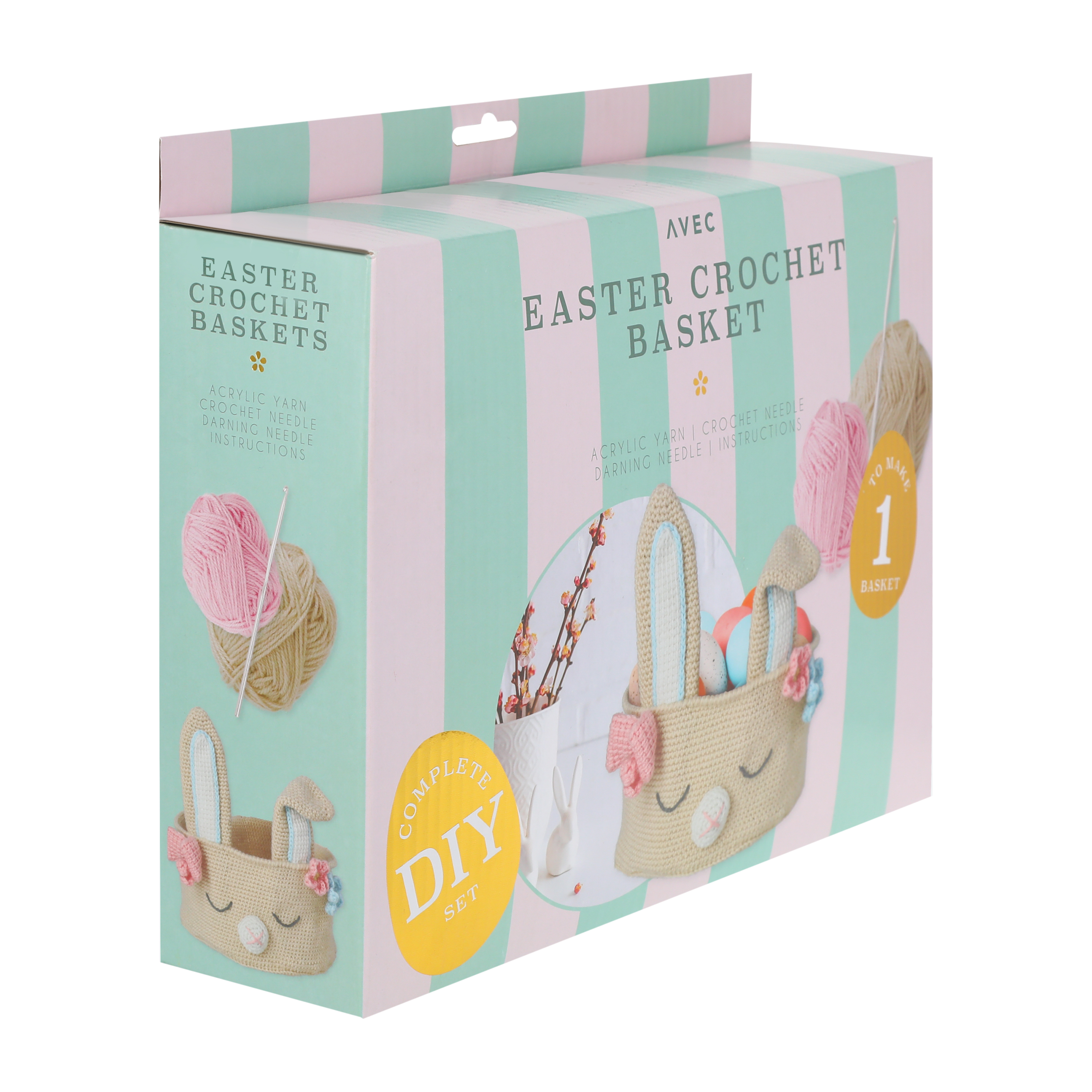 Avec Easter Crochet Basket Set