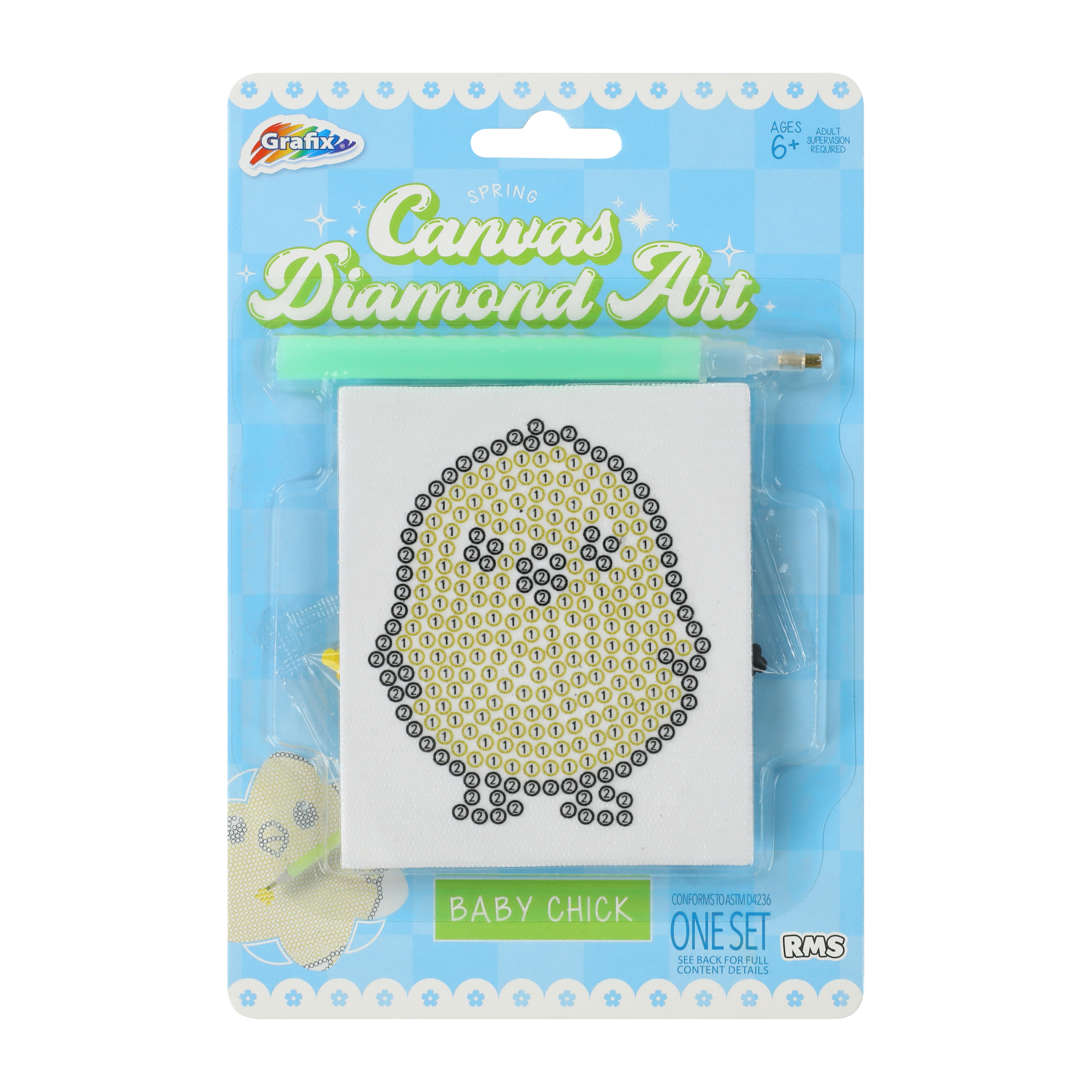 Grafix® Spring Canvas Diamond Art Set