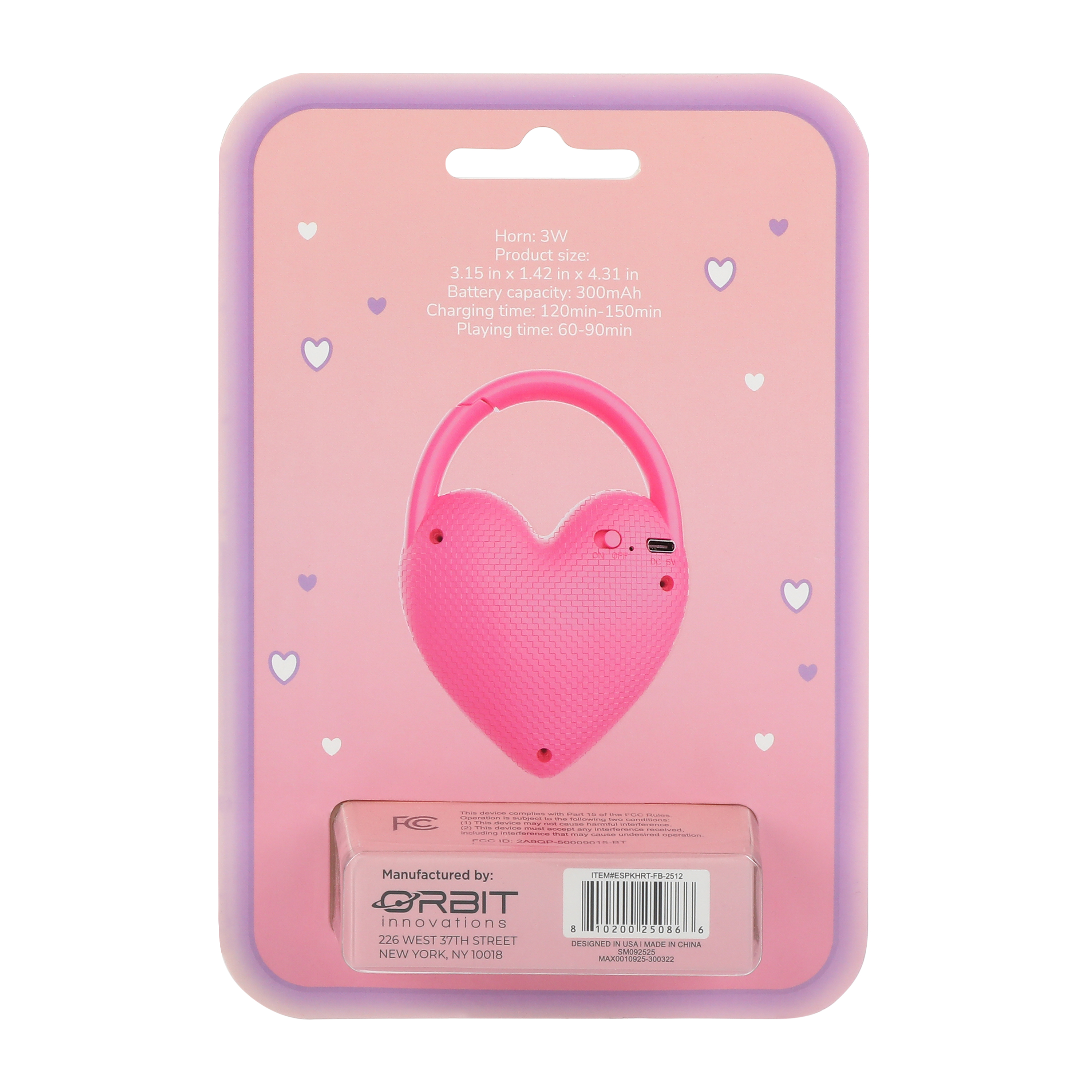 Bocina Inalambrica Corazon Bluetooth Pa Tu Gozadera 5