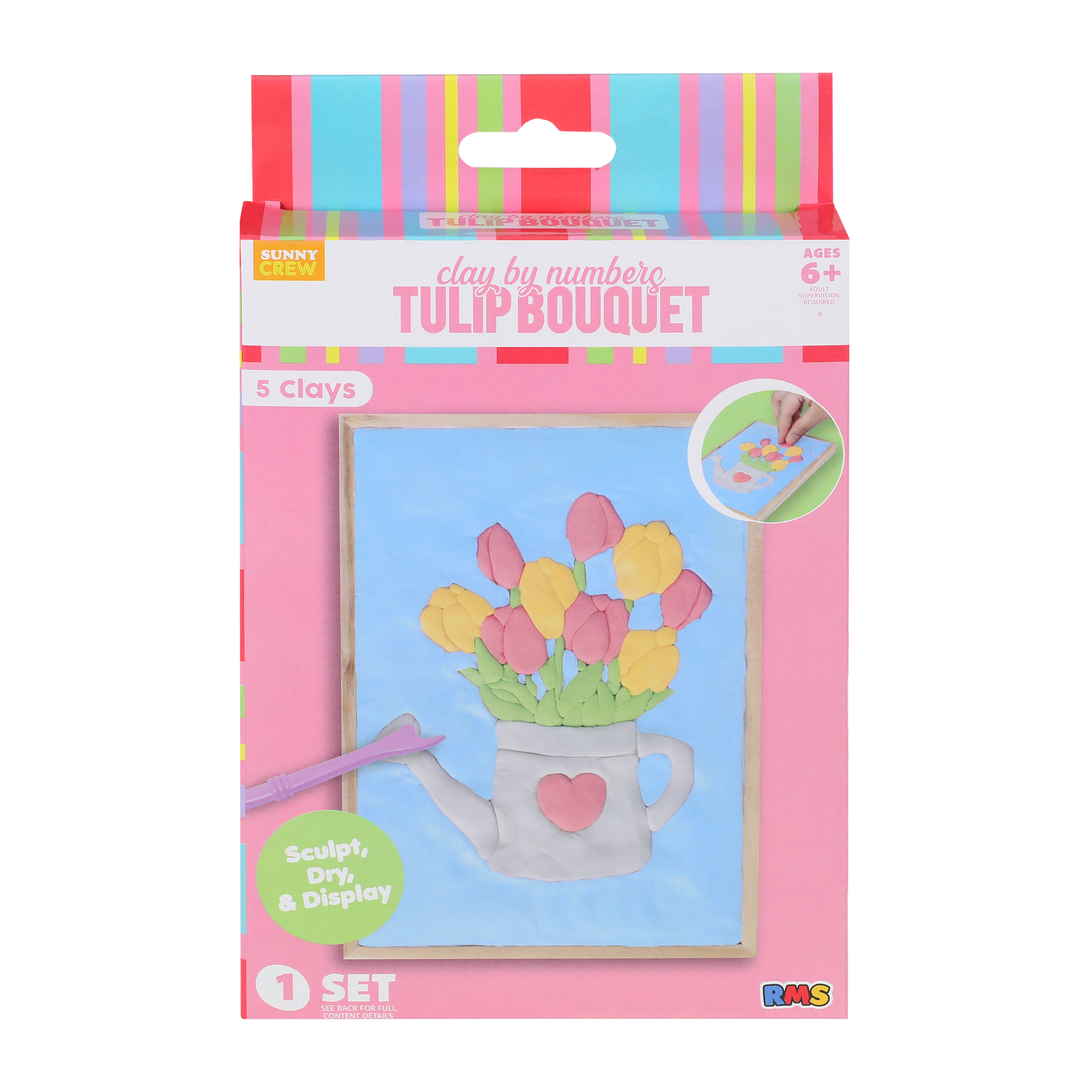 Sunny Crew Clay By Numbers Set | Five Below