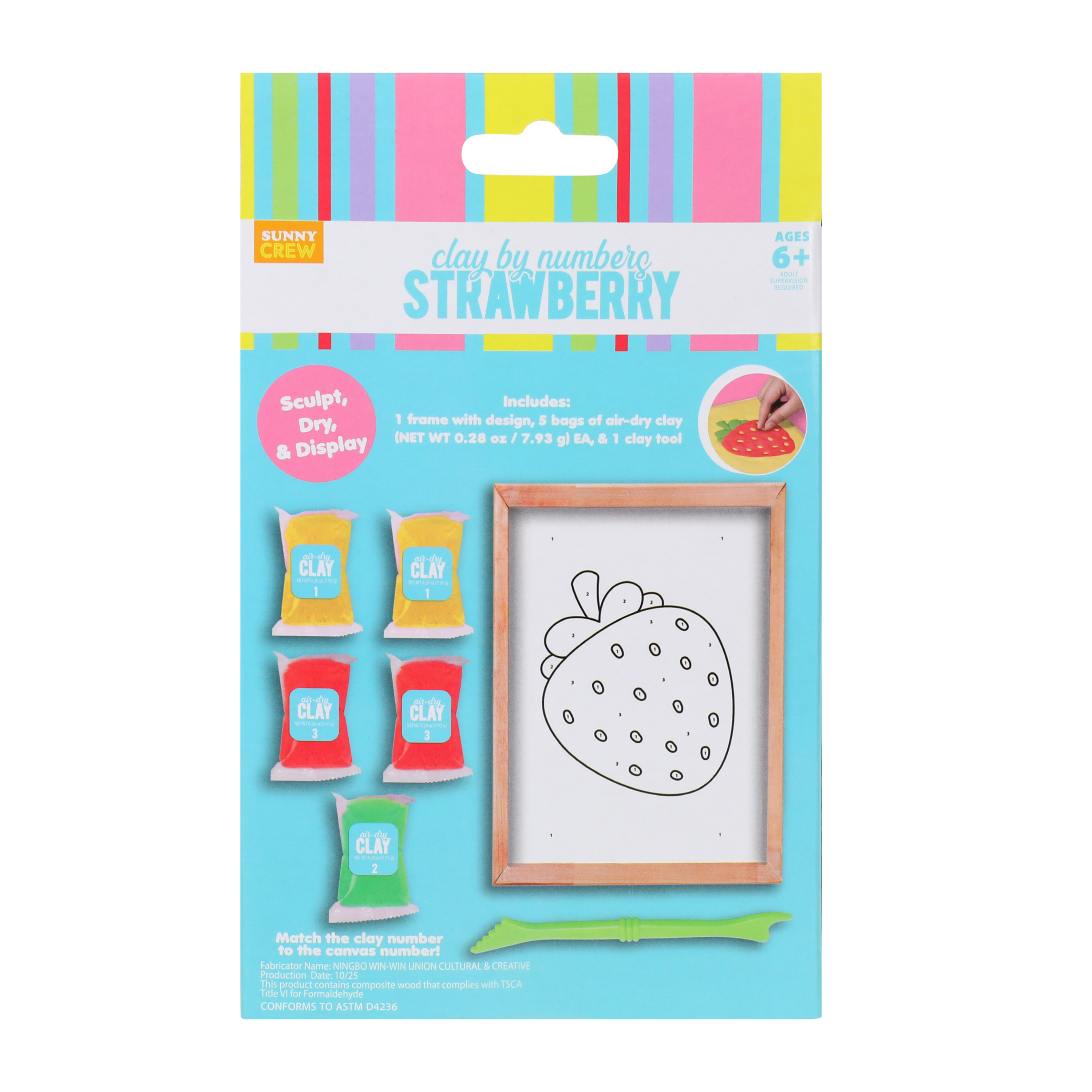 Sunny Crew Clay By Numbers Set