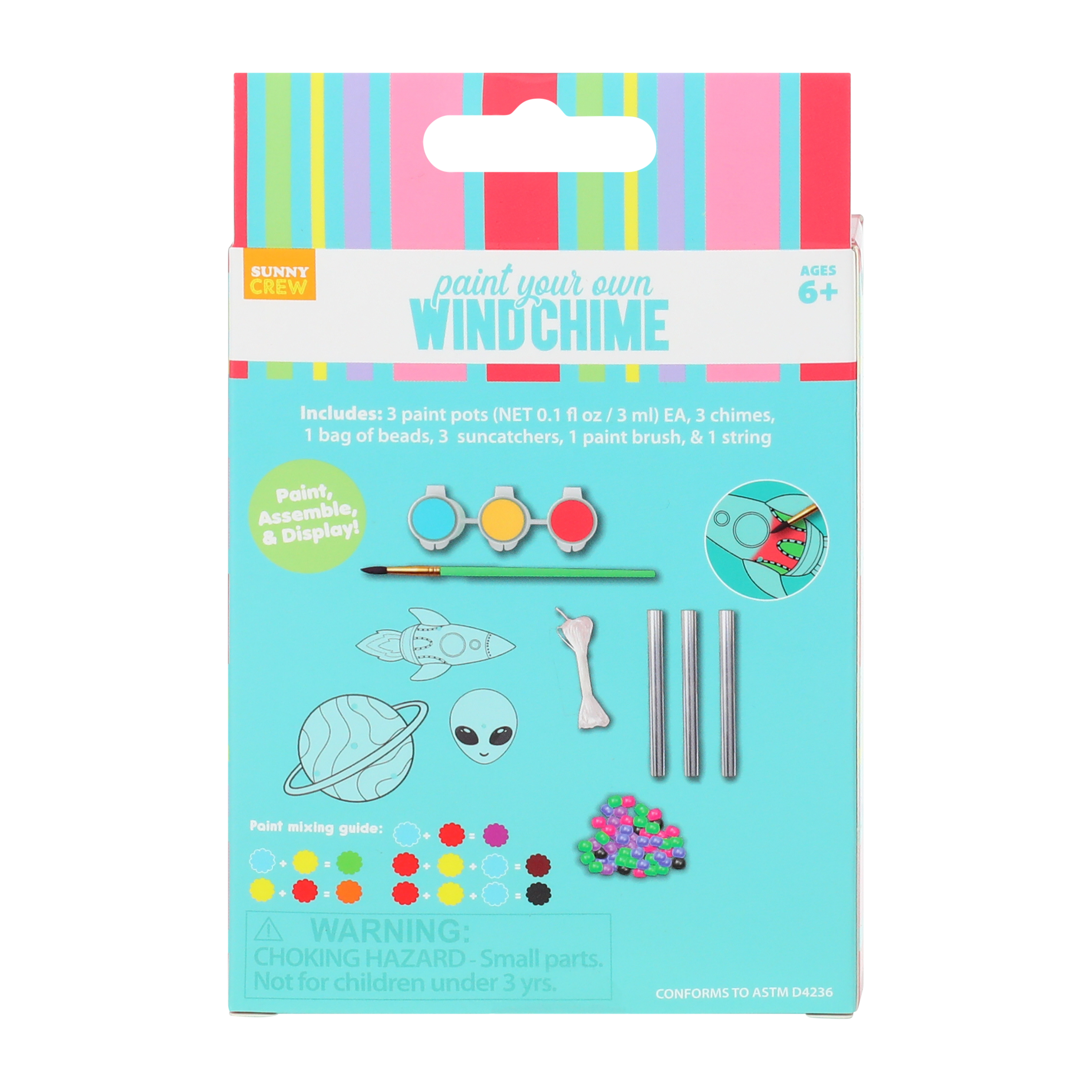 Sunny Crew Paint Your Own Windchime Set