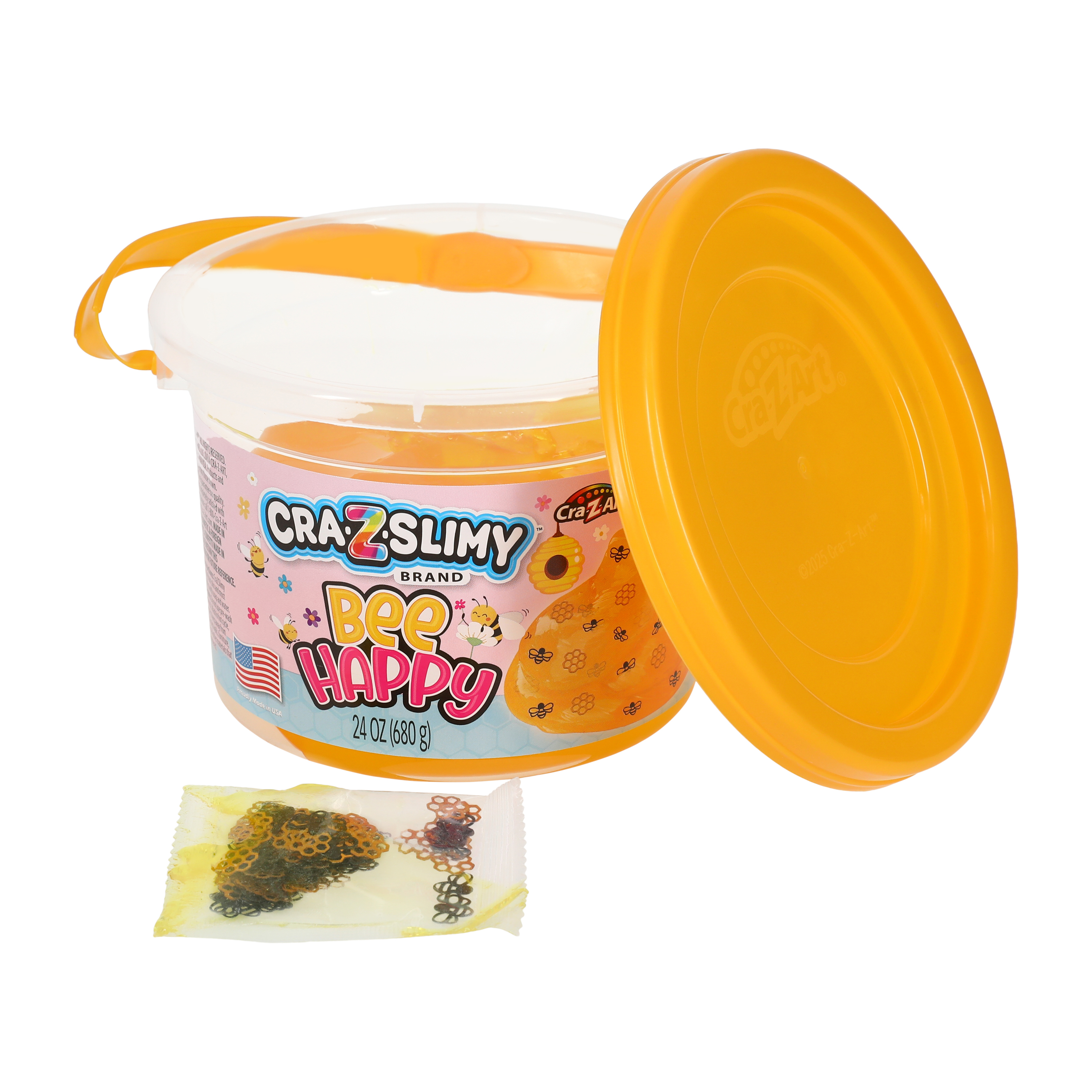 Cra-Z-Slimy™ Bee Happy Slime 24oz