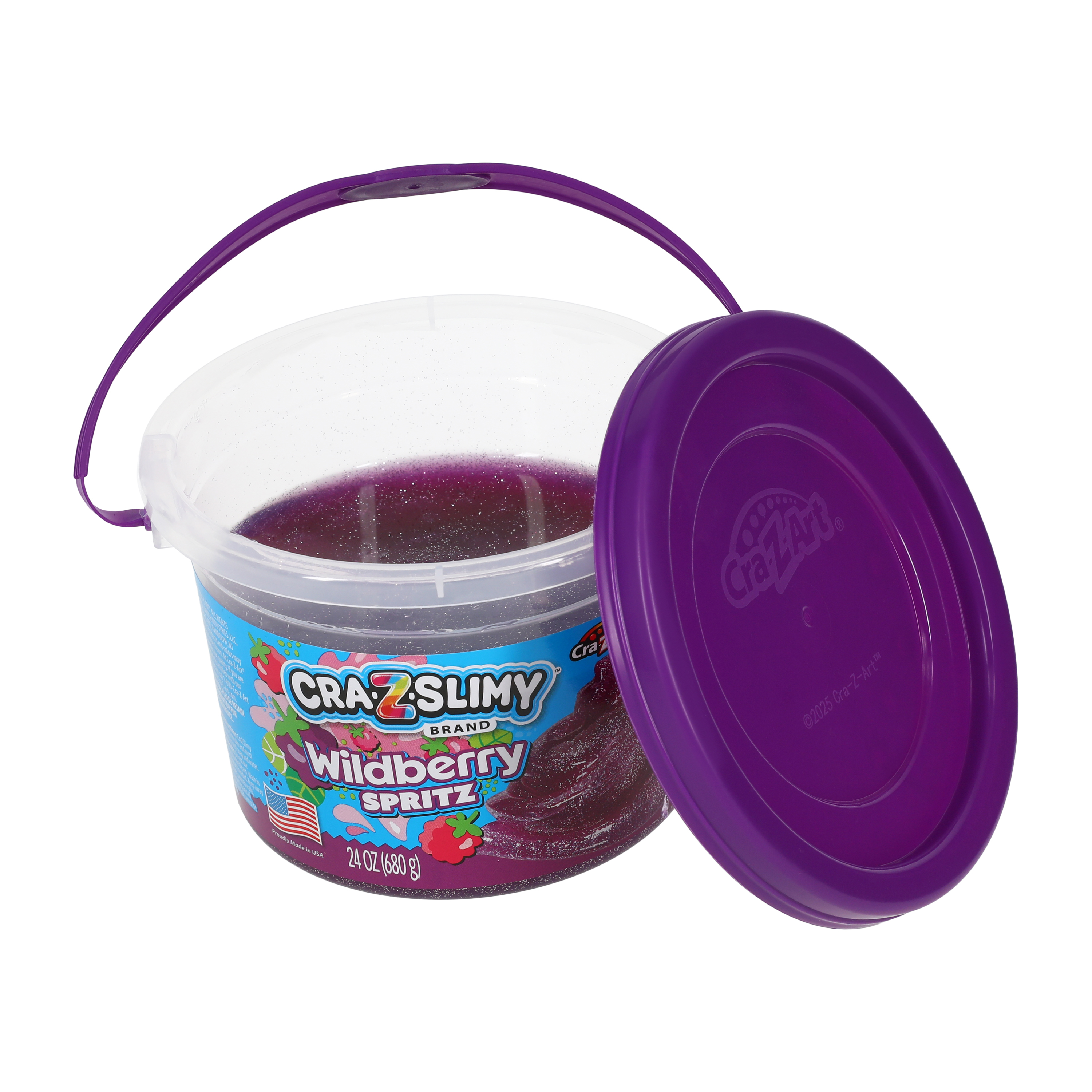 Cra-Z-Slimy™ Wildberry Spritz Slime Tub 24oz