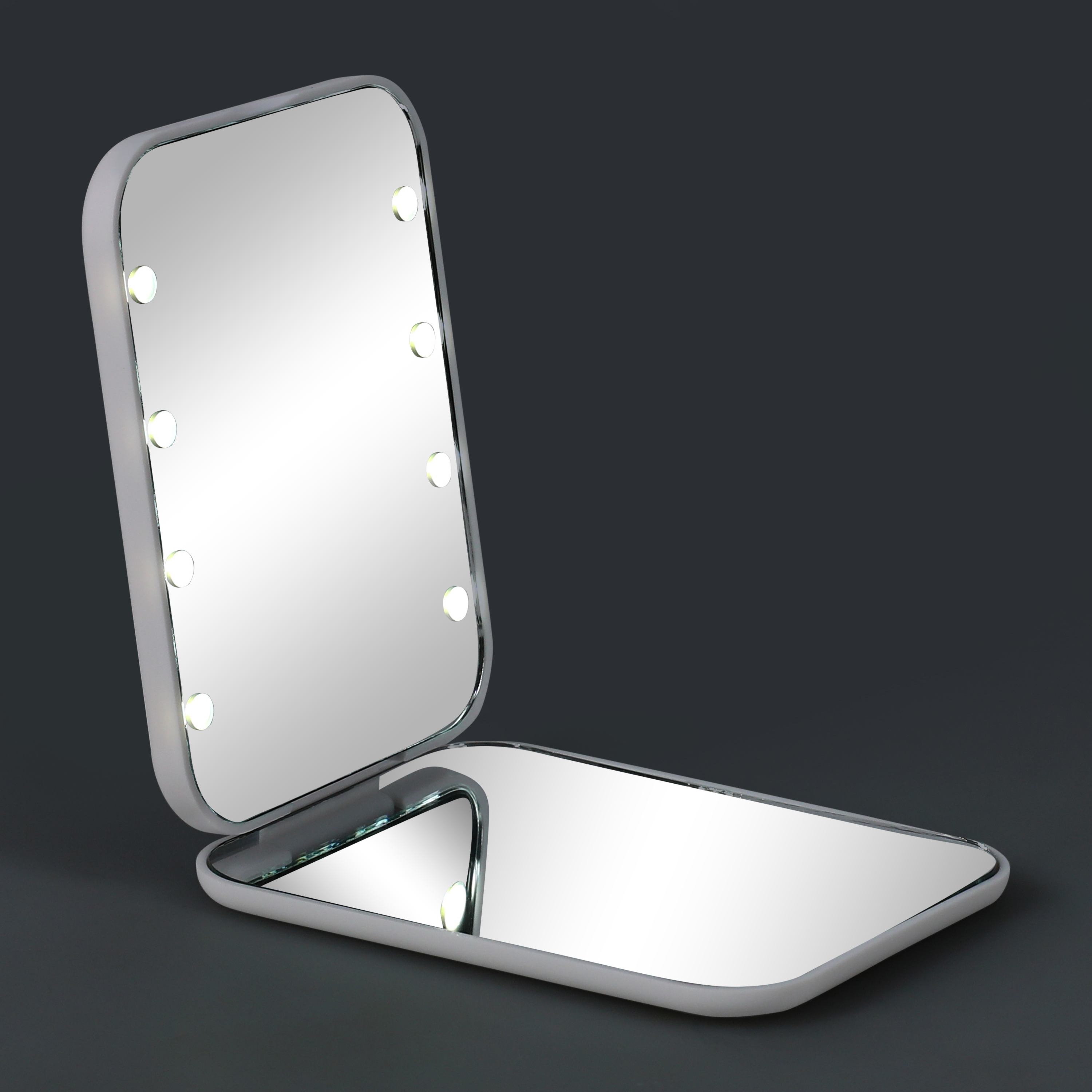 Urban Butterfly LED Mini Travel Mirror