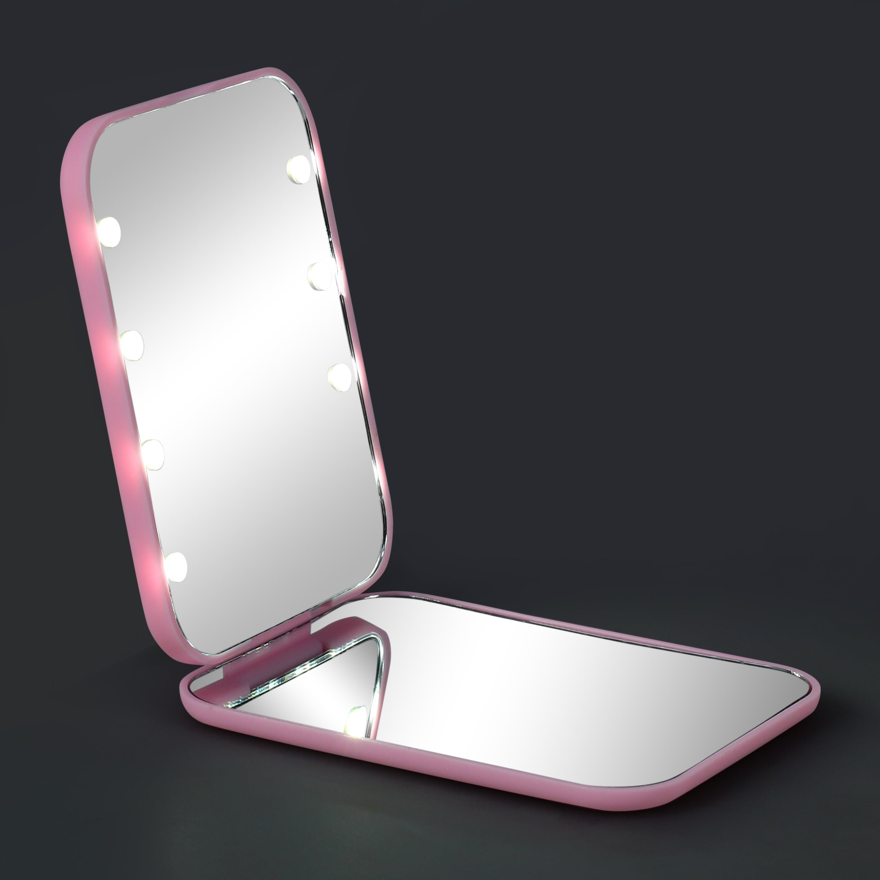 Urban Butterfly LED Mini Travel Mirror