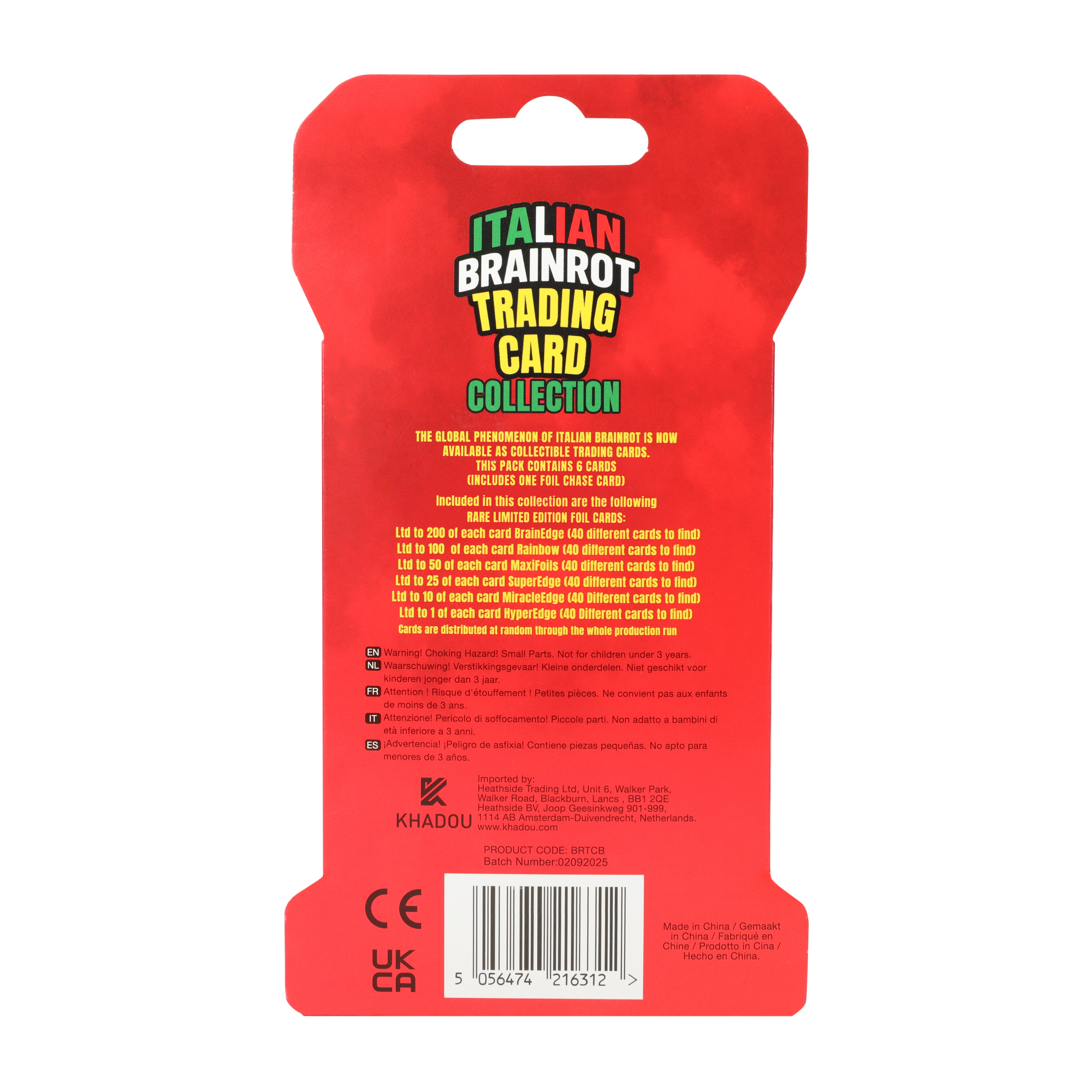 Italian Brainrot Trading Cards (Styles May Vary)