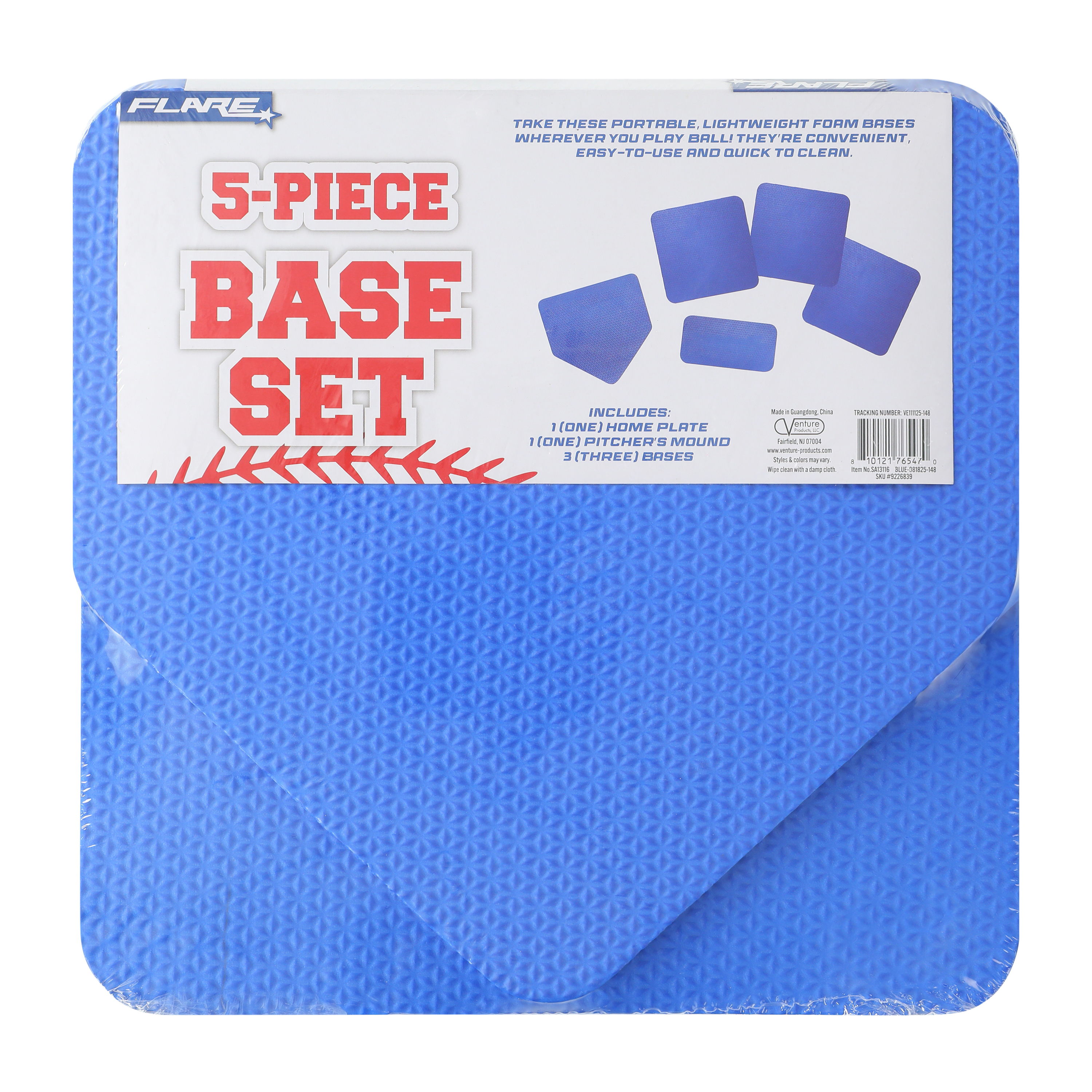 Flare Baseball Base Set 5-Count