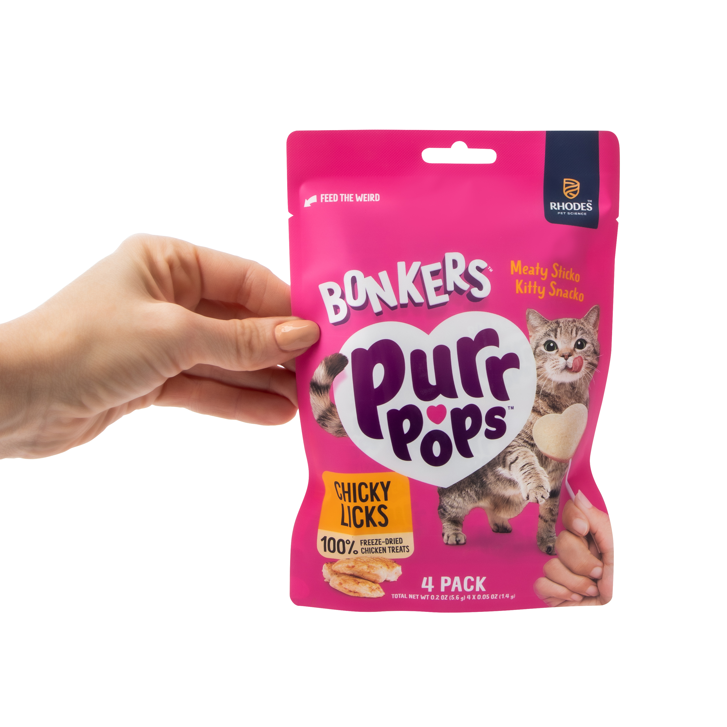 Bonkers™ Purr Pops™Chicky Licks Sticks 4-Pack