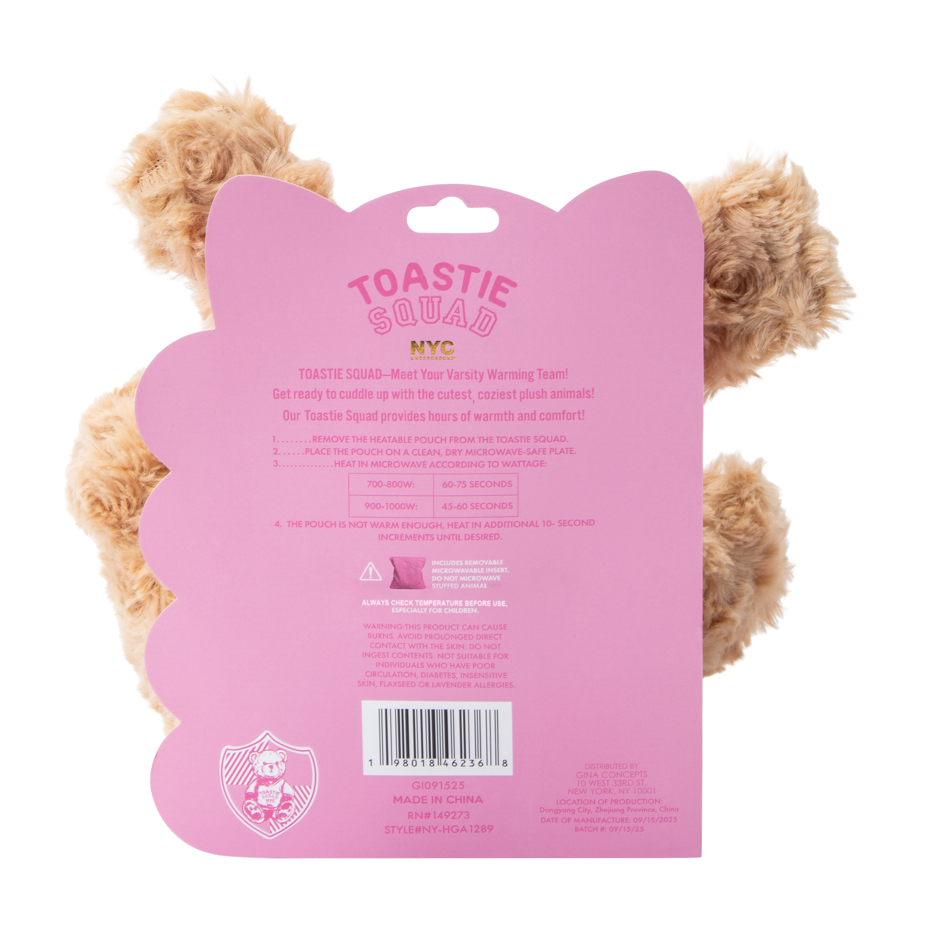 Toastie Squad Animal Plush