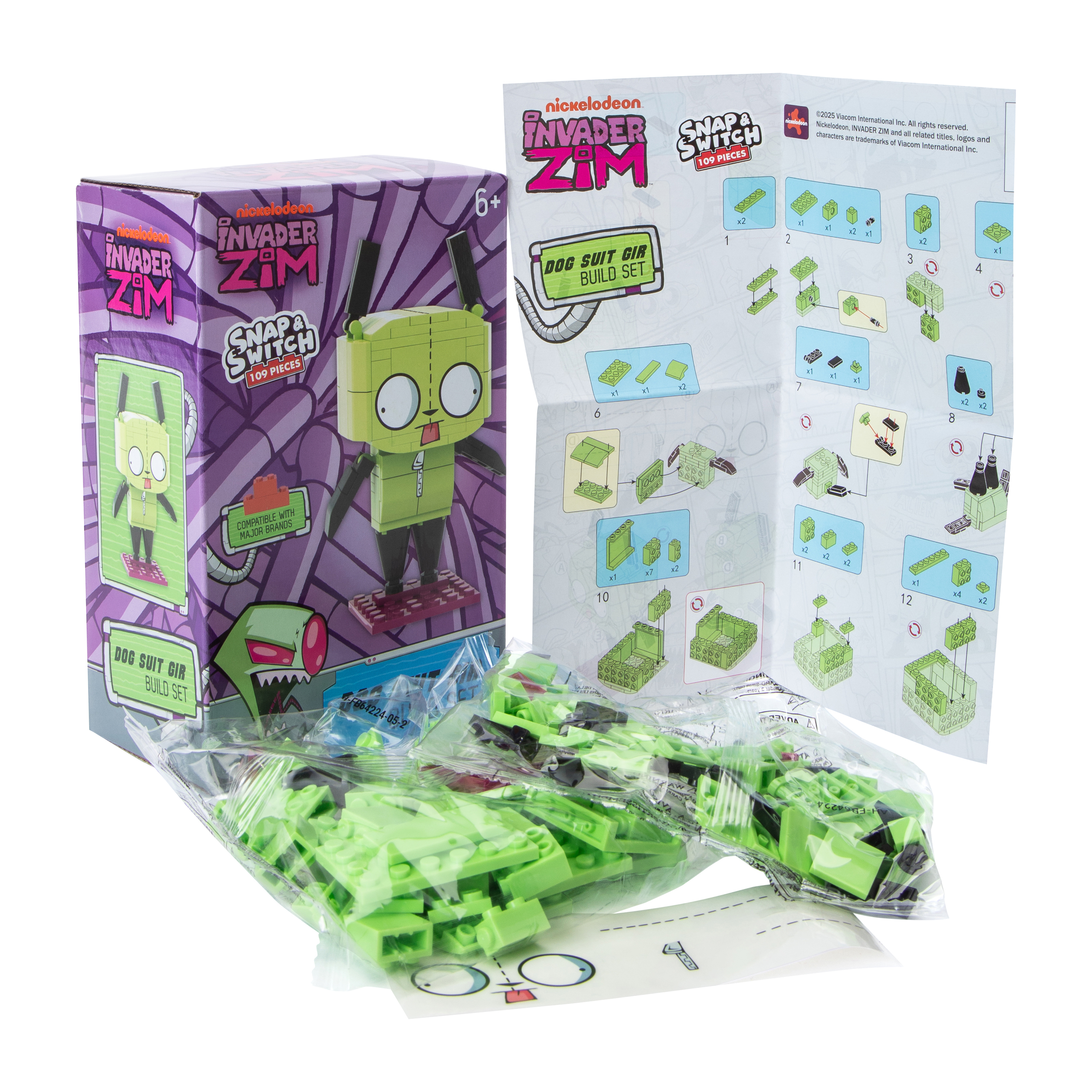 Nickelodeon™ Snap & Switch Block Head Build Set