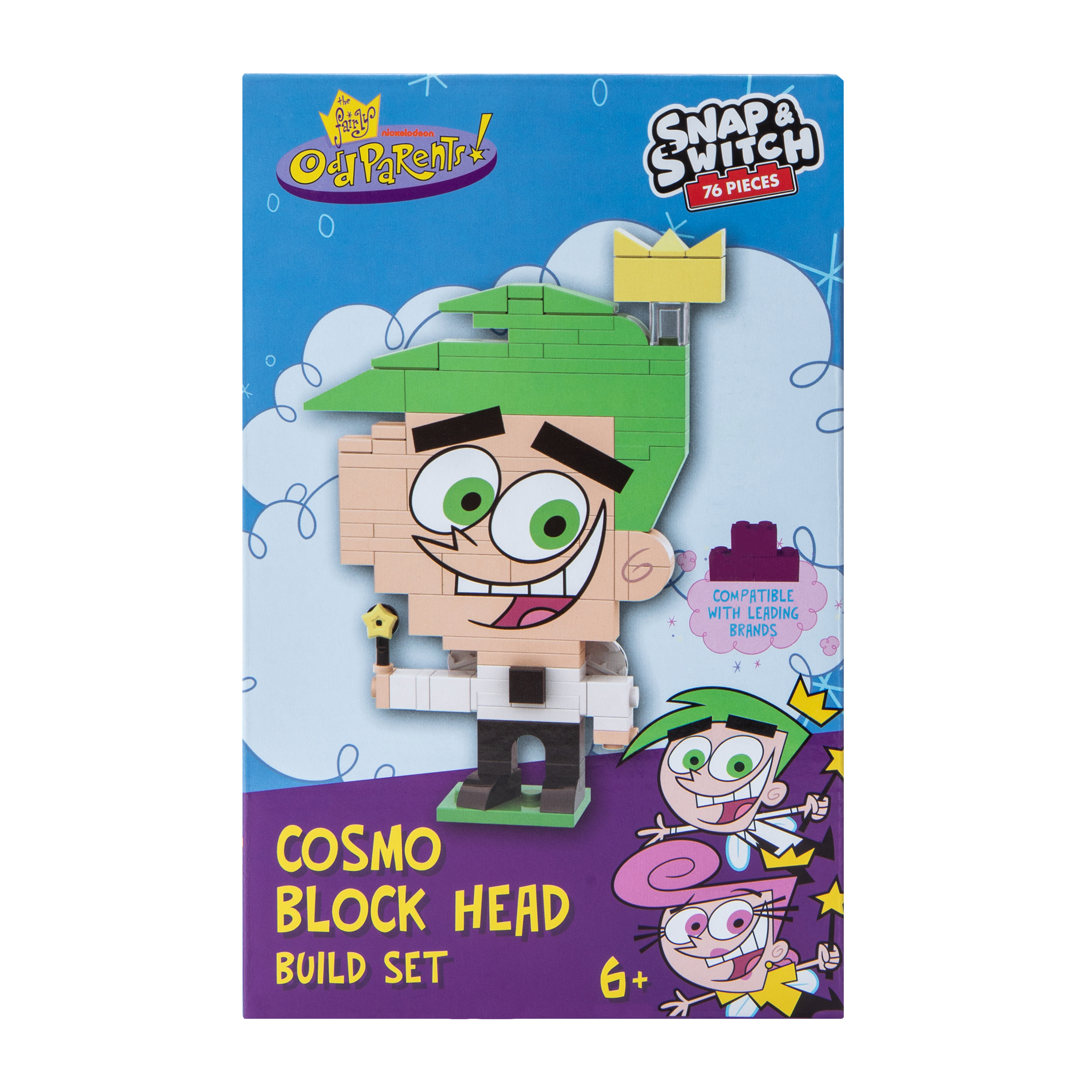 Nickelodeon™ Snap & Switch Block Head Build Set
