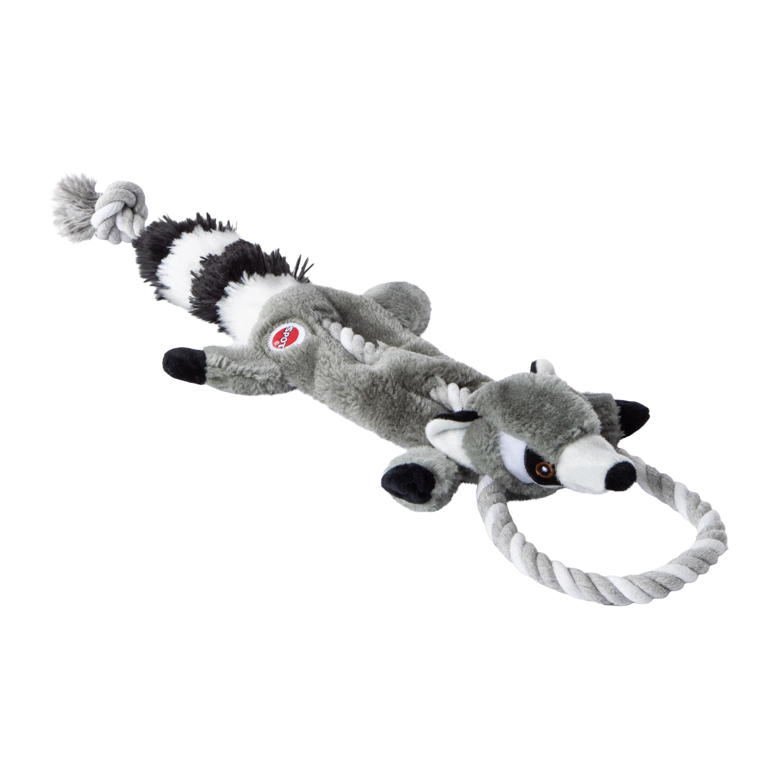 Spot® Skinneeez Tugs Racoon Dog Toy