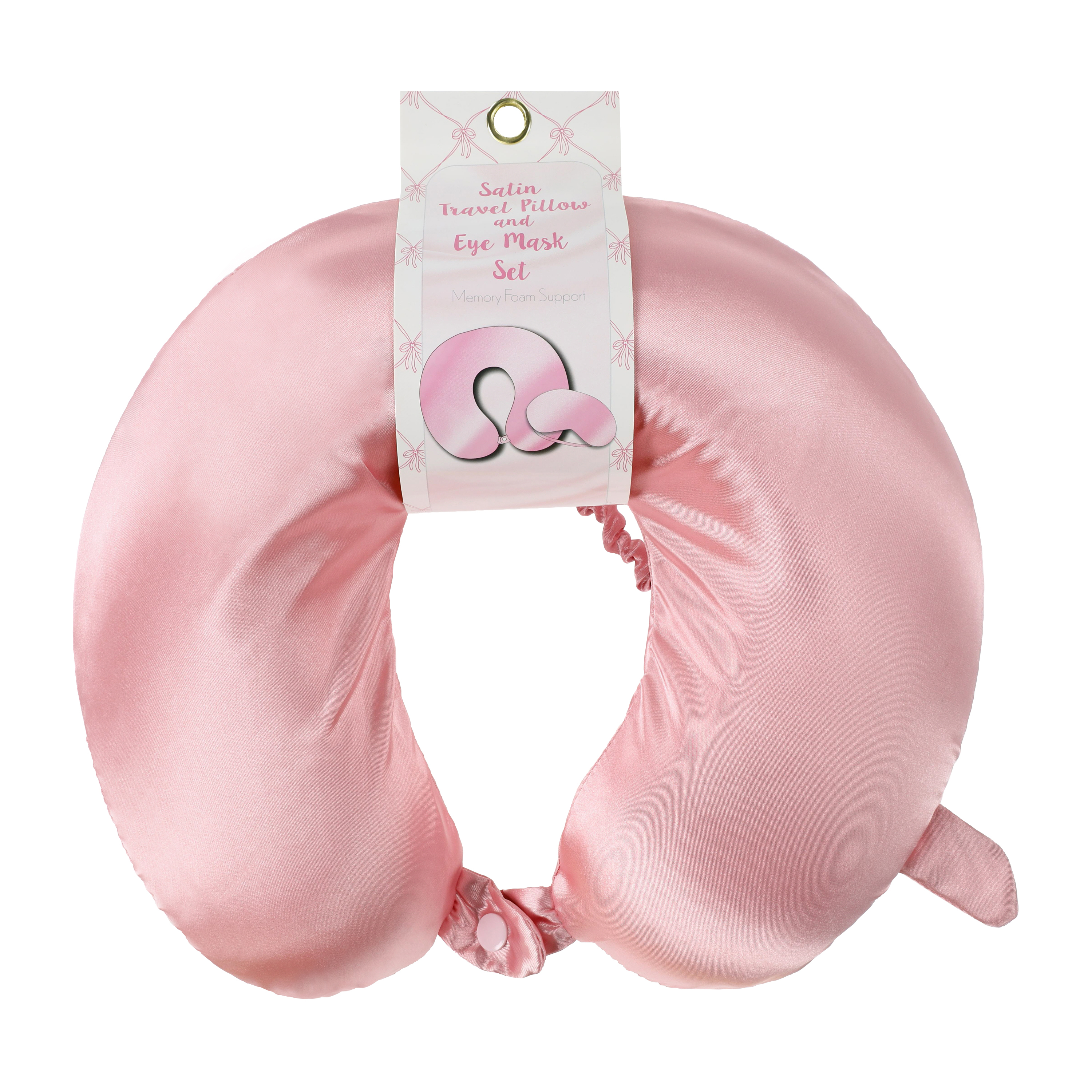 Satin Travel Pillow And Eye Mask Set | Five Below