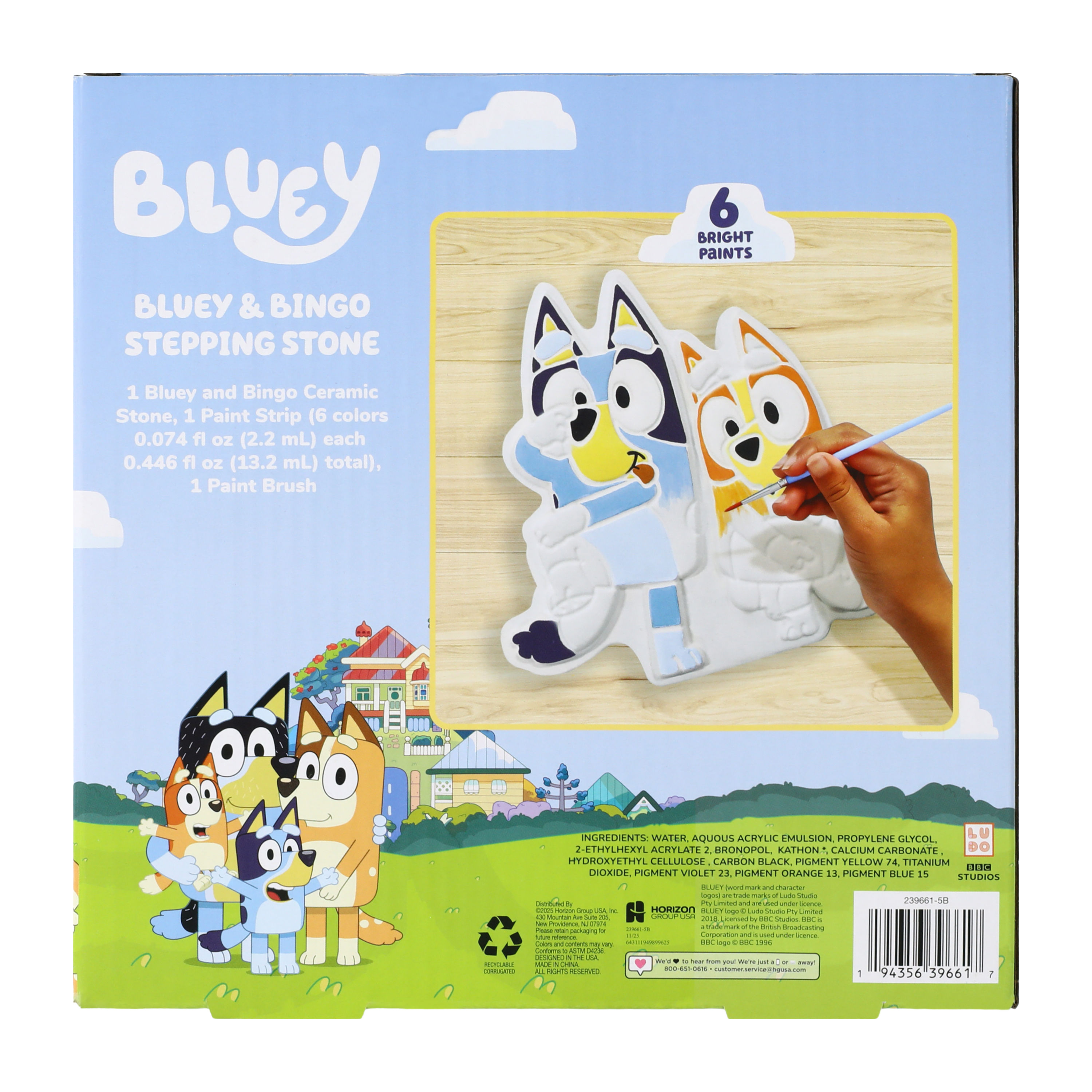 Bluey™ Paint Your Own Stepping Stone Set
