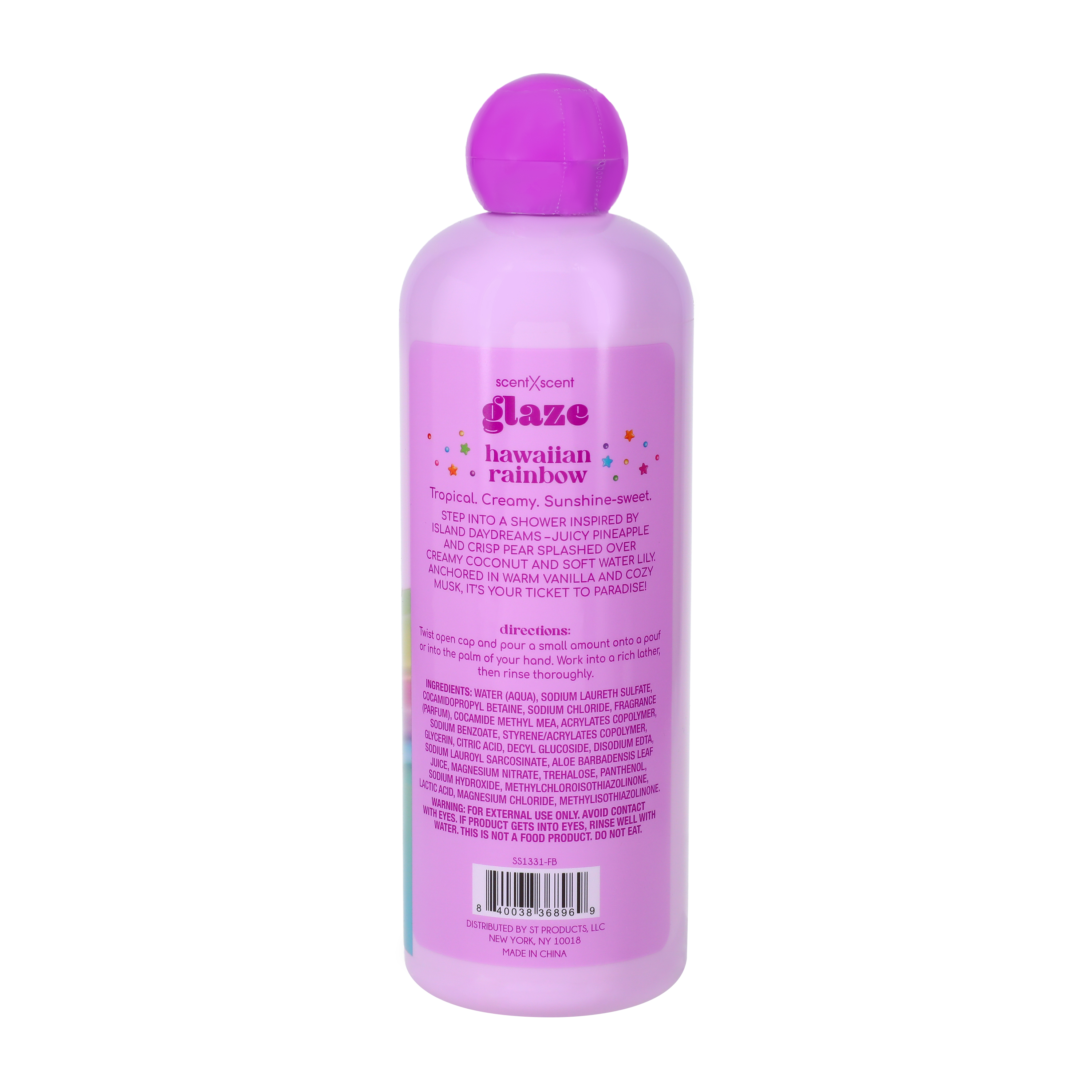 Glaze Hawaiian Rainbow Body Wash 16oz