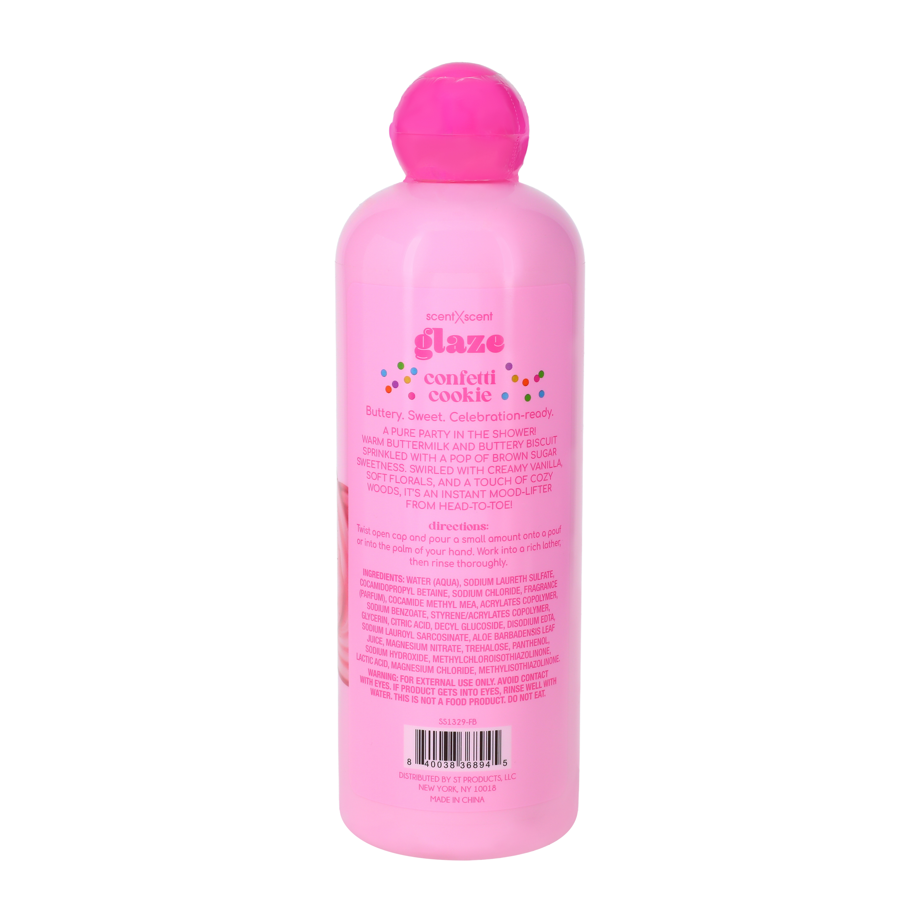 Glaze Confetti Cookie Body Wash 16oz