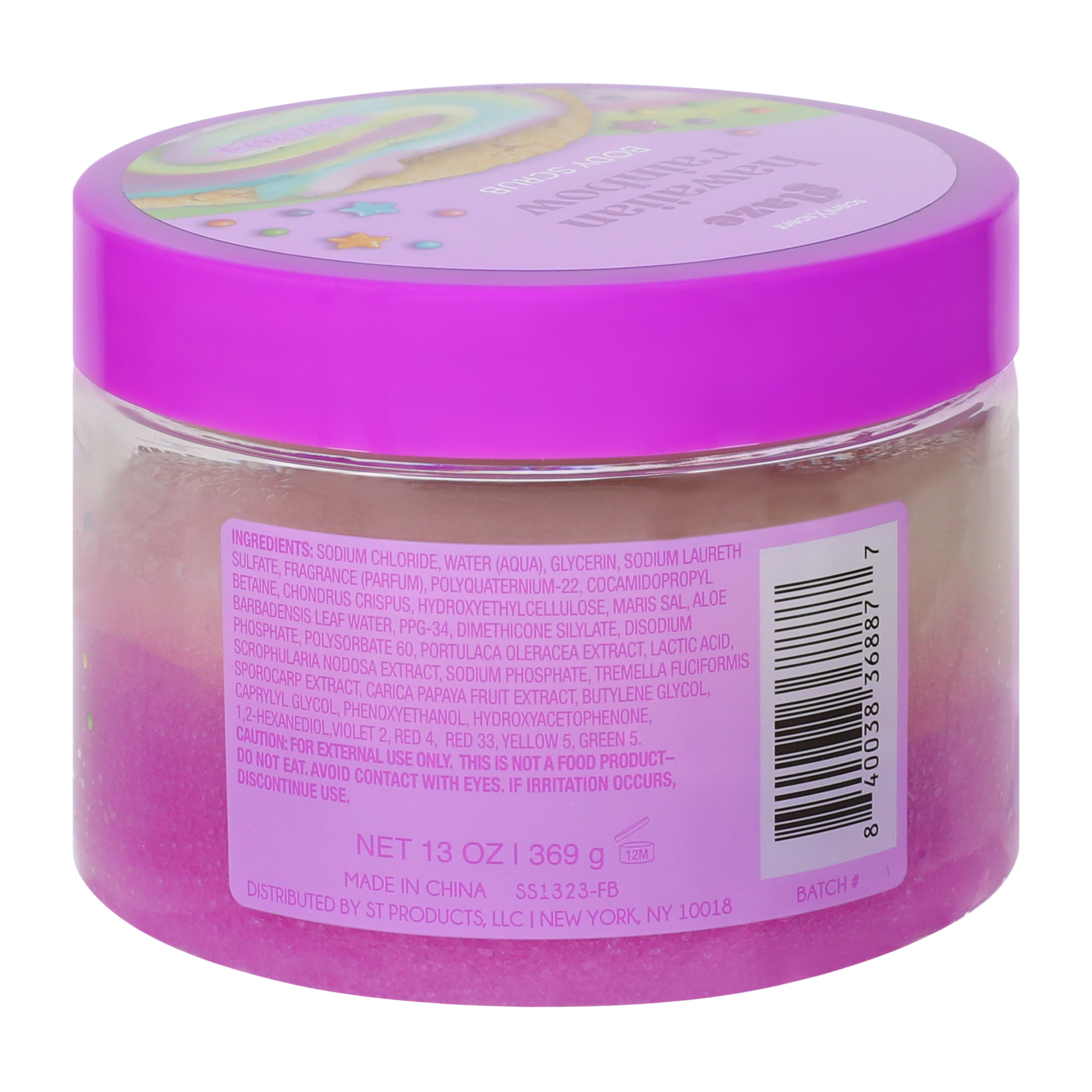 Glaze Hawaiian Rainbow Body Scrub 13oz