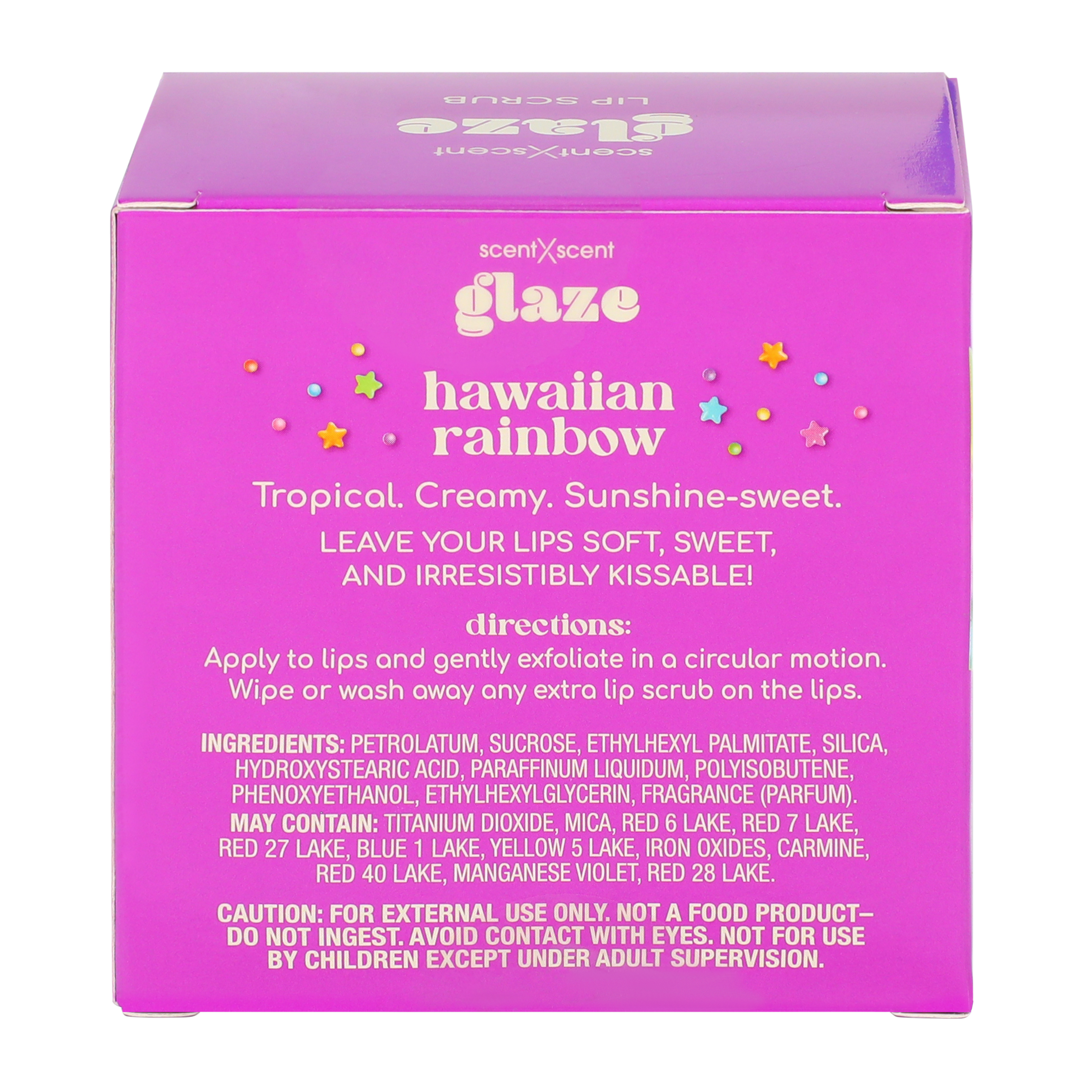 Glaze Hawaiian Rainbow Lip Scrub 0.75oz