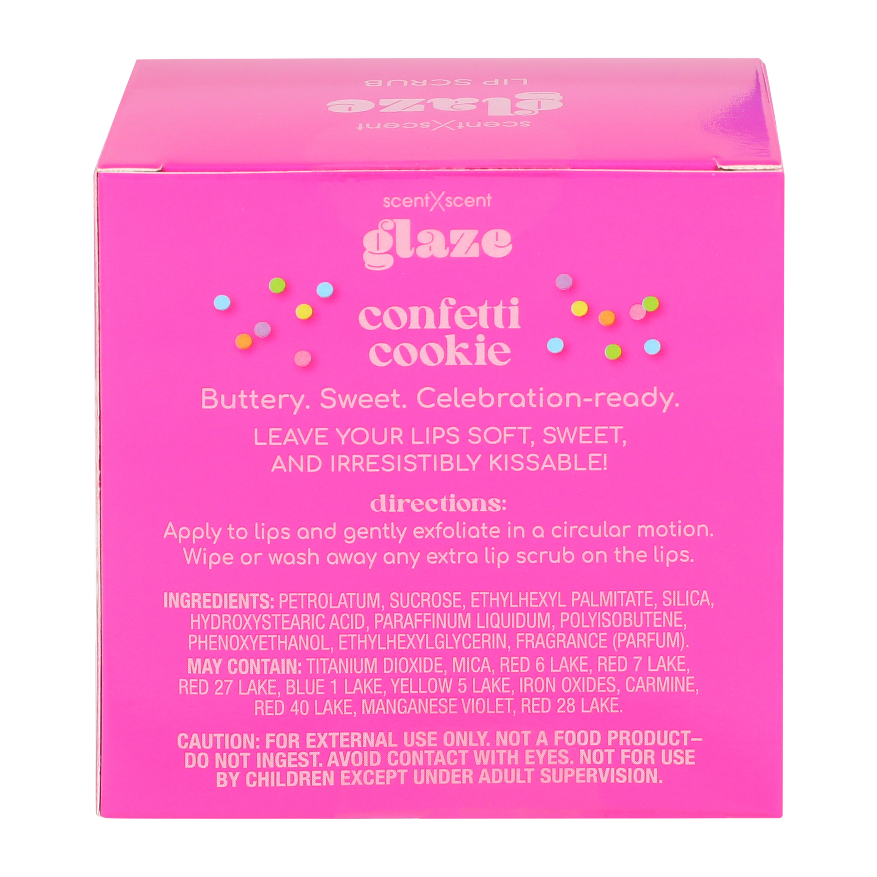 Glaze Confetti Cookie Lip Scrub 0.75oz