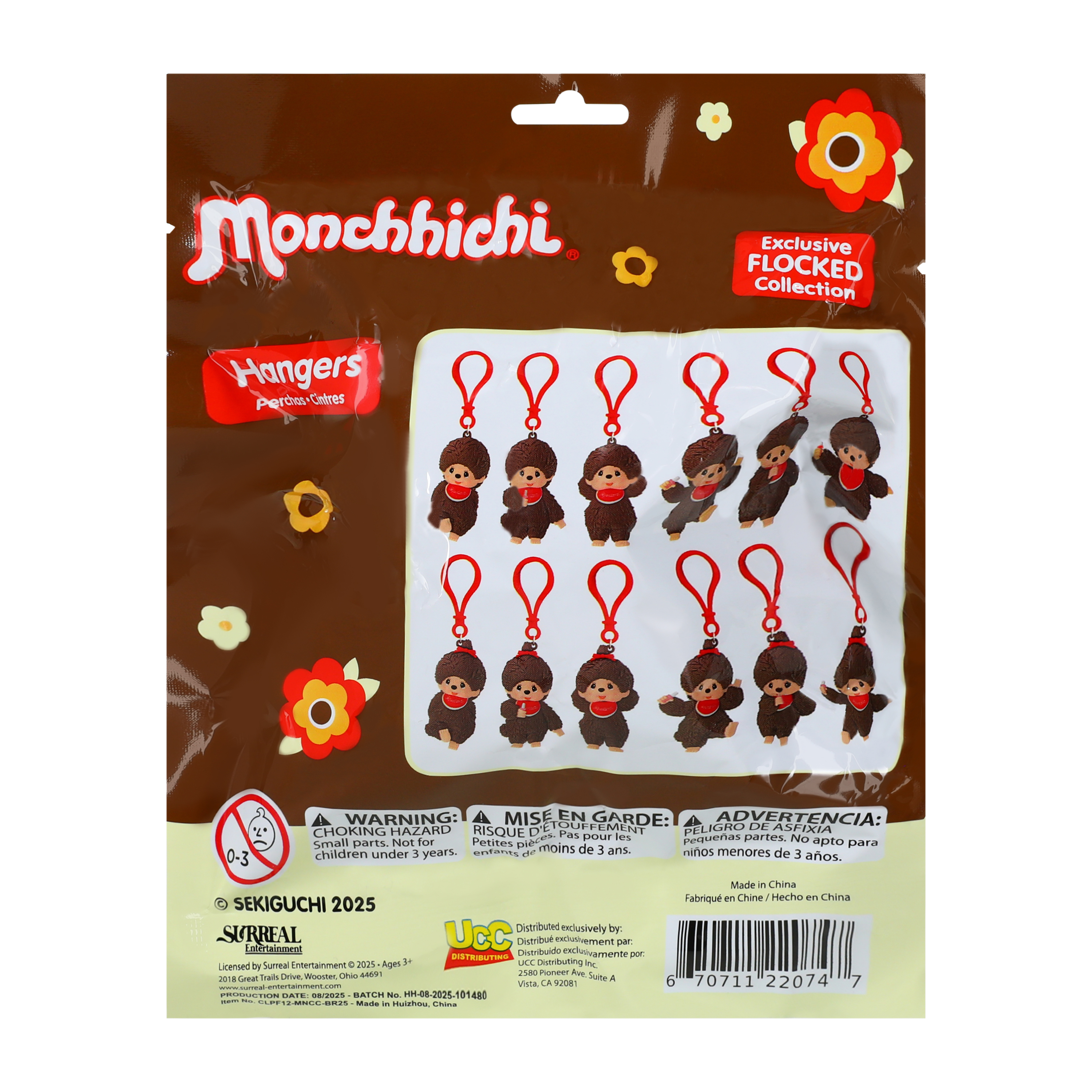 Monchichi® Exclusive Flocked Collection Hangers (Styles May Vary)