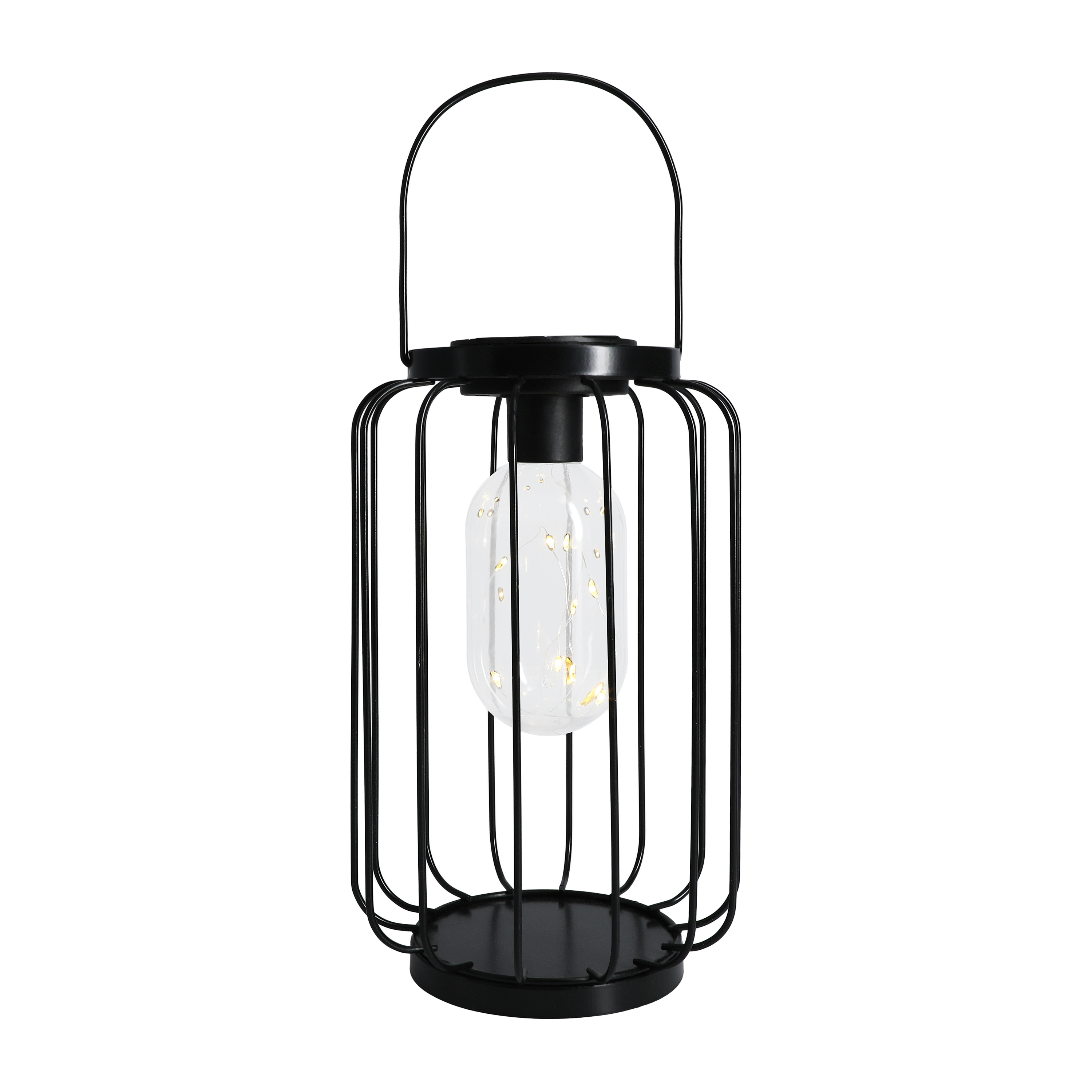 Solar Powered Metal Lantern