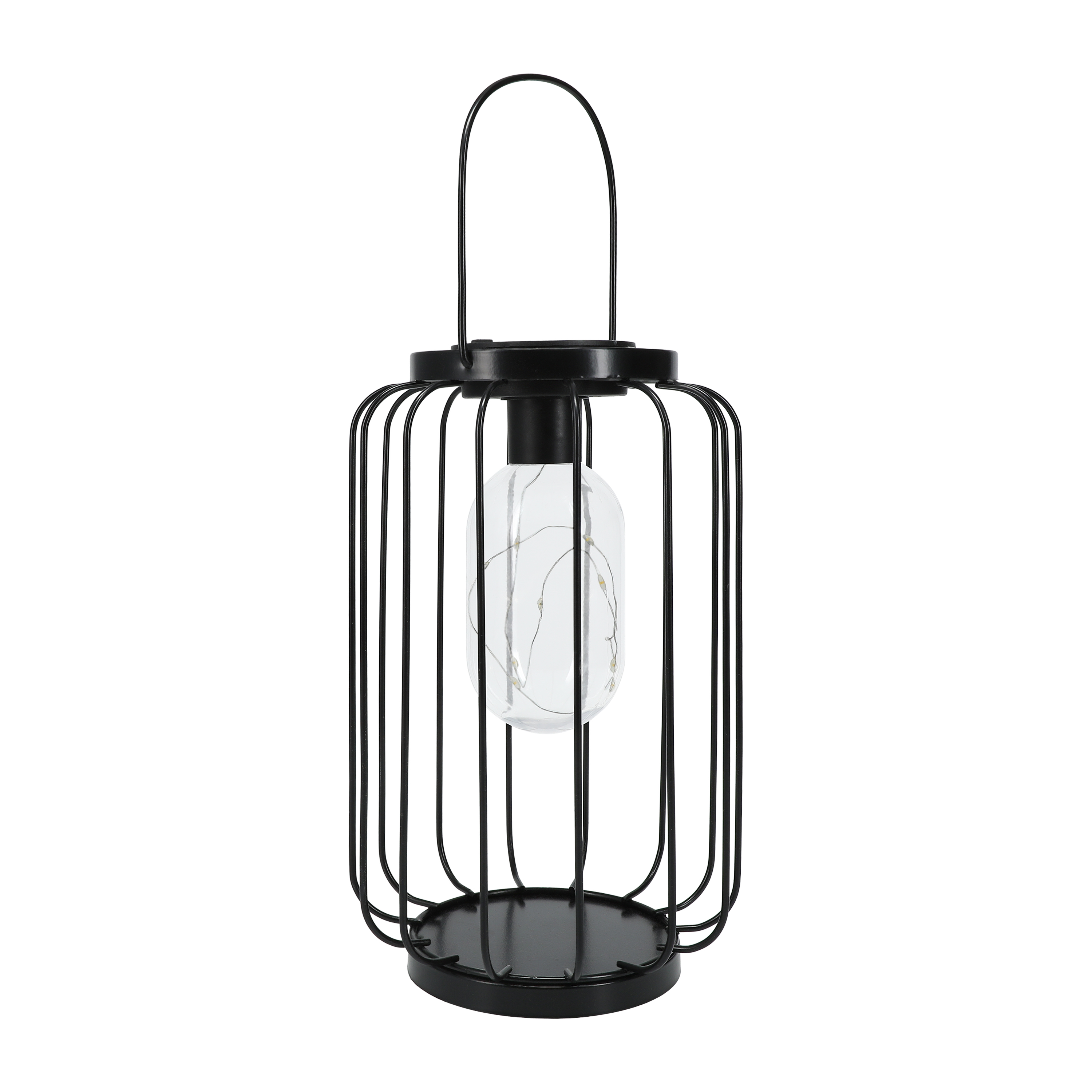 Solar Powered Metal Lantern